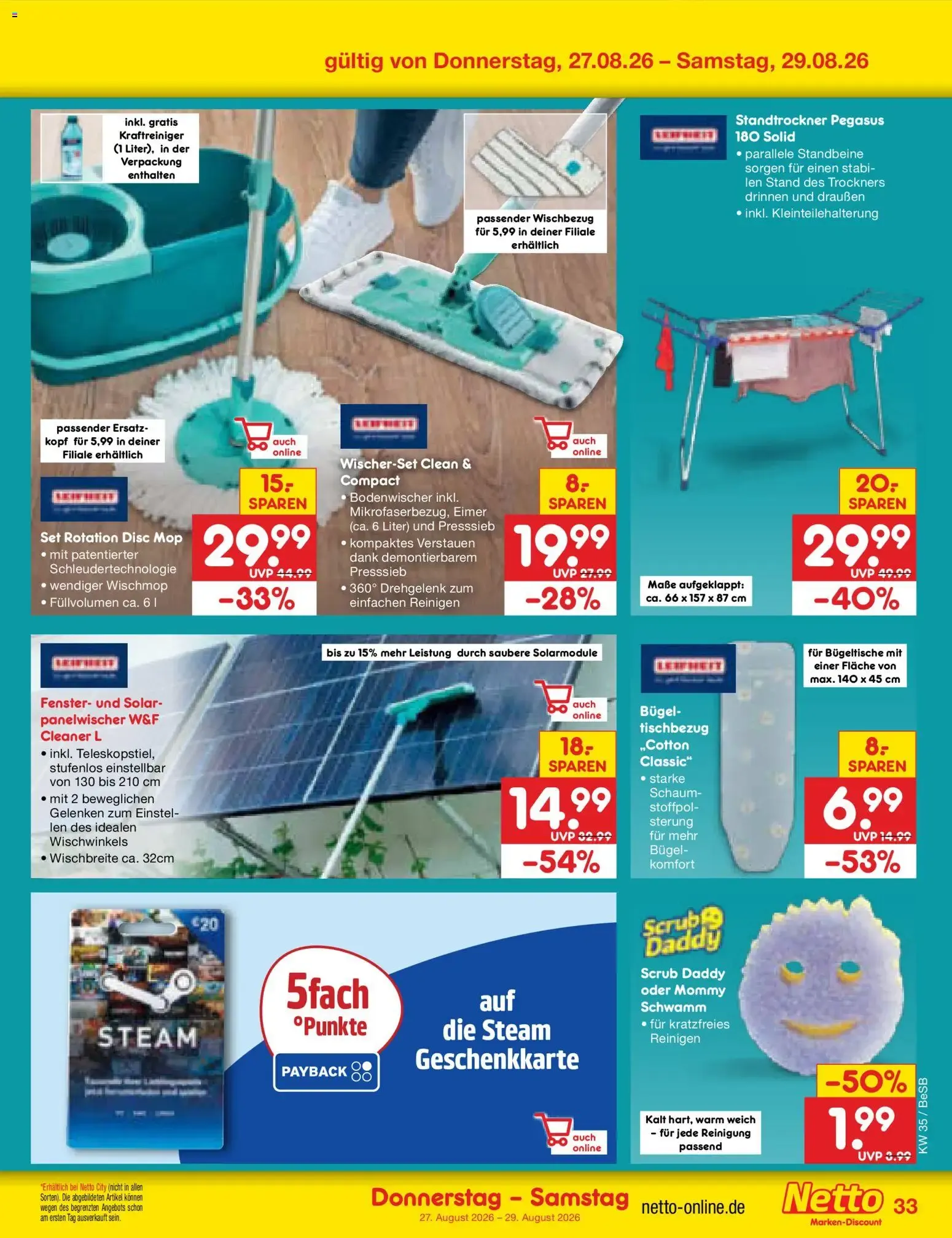 Netto Marken-Discount Prospekt (ab 24.08.2026) » Angebote von 24. August bis 29. August 2026 - Prospekt seite 51