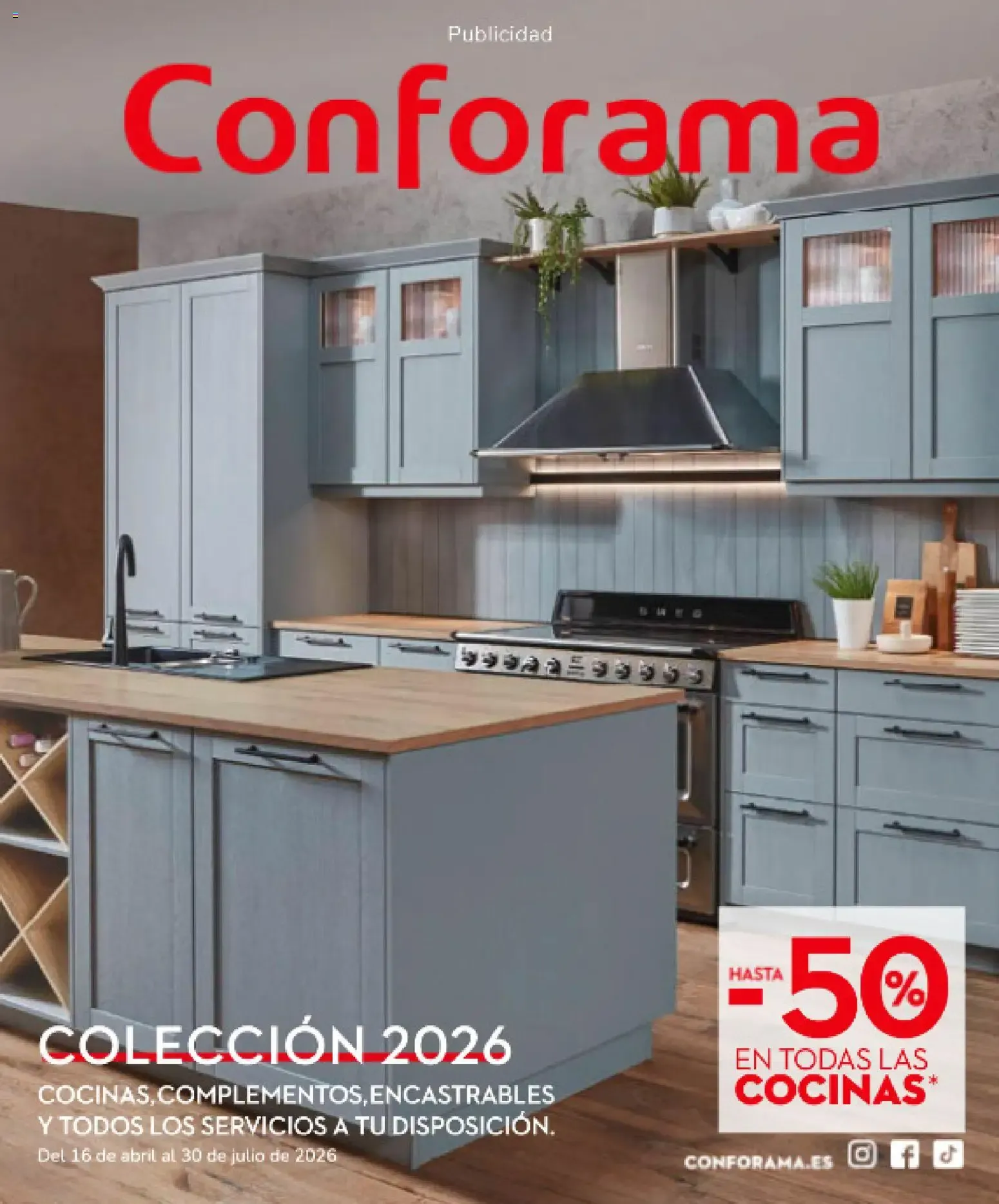 Catálogo de Conforama - Colección 2026 Cocinas 16 de abril al 30 de julio 2026 - Página 1