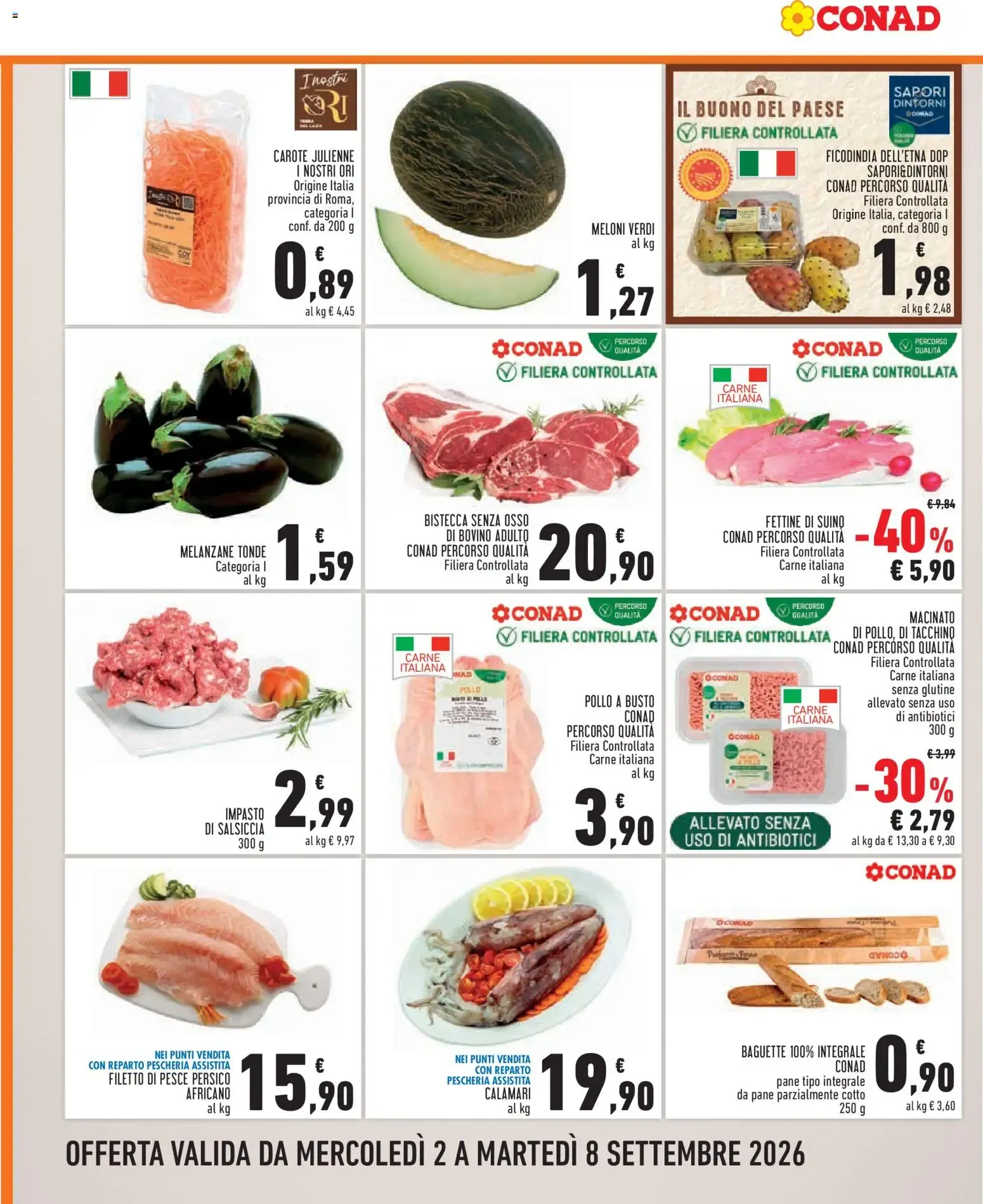 Conad Convenienza Più da 2 settembre a 8 settembre di 2026 - Pagina del volantino 2