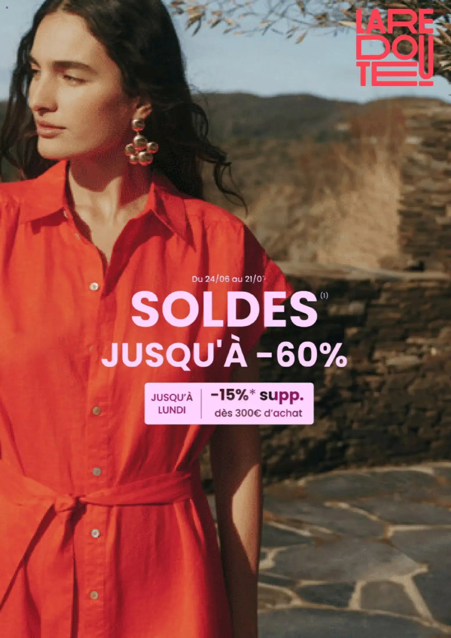 La Redoute catalogue Été à partir du 24/06/2026 - promo en ligne du 24 juin au 21 juillet 2026 - Catalogue page 1