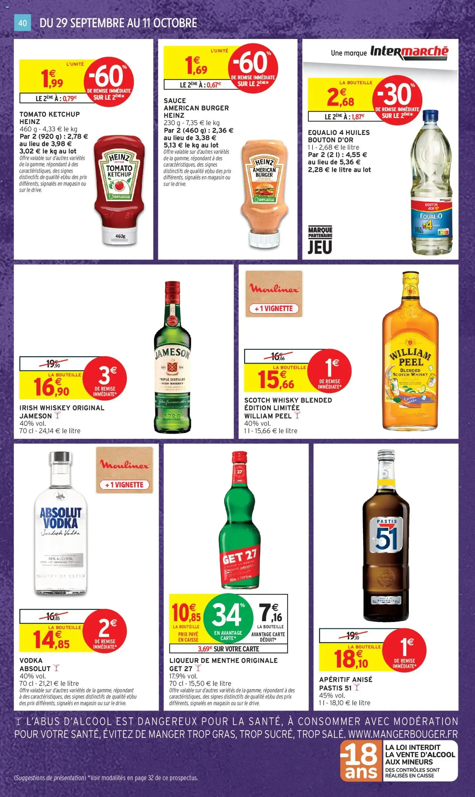 Intermarché - Anniversaire: 100% remboursés en bons d'achat du 29 septembre au 11 octobre 2026 - Catalogue page 32