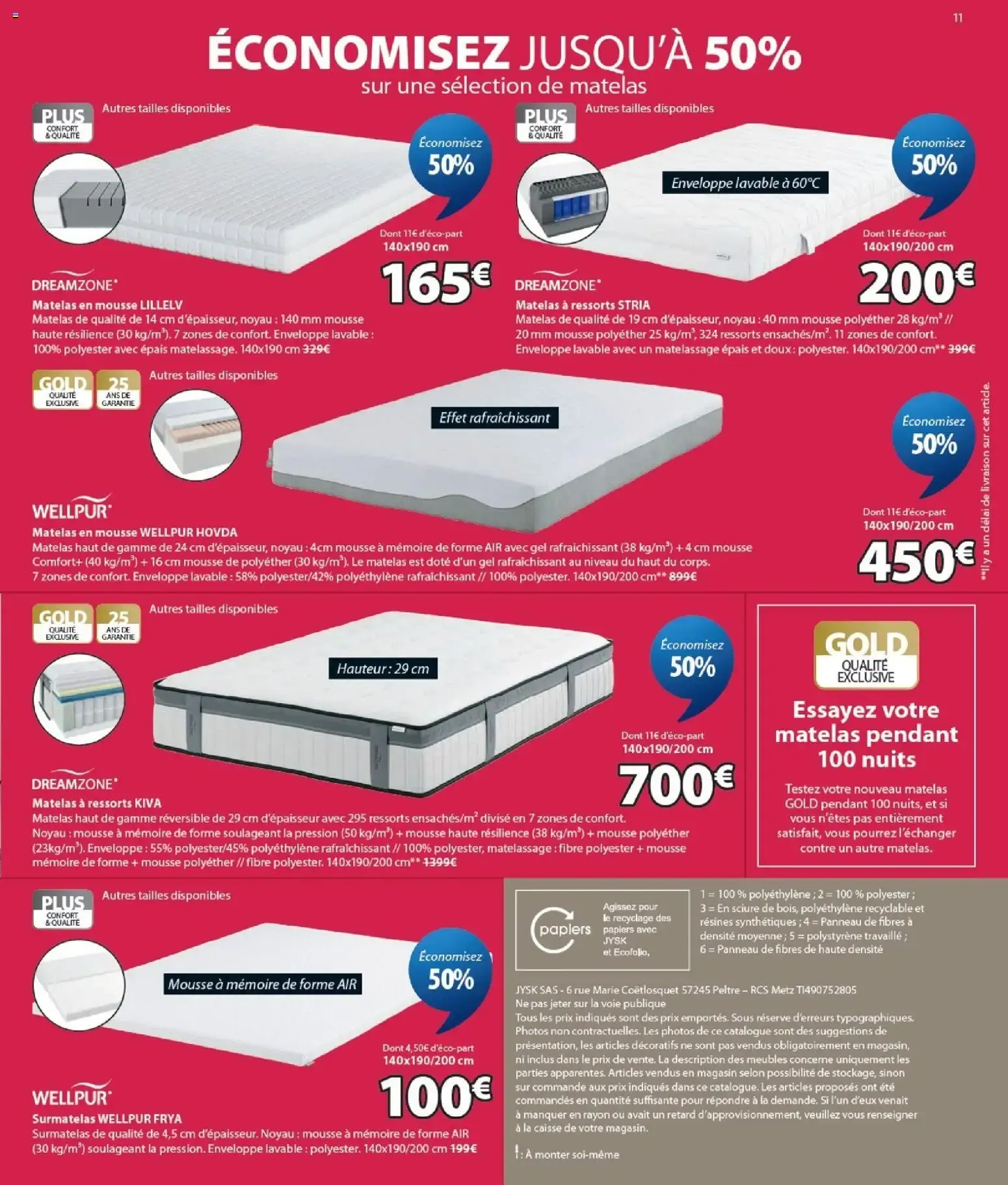 Jysk catalogue à partir du 22/07/2026 - promo en ligne du 22 juillet au 31 août 2026 - Catalogue page 11