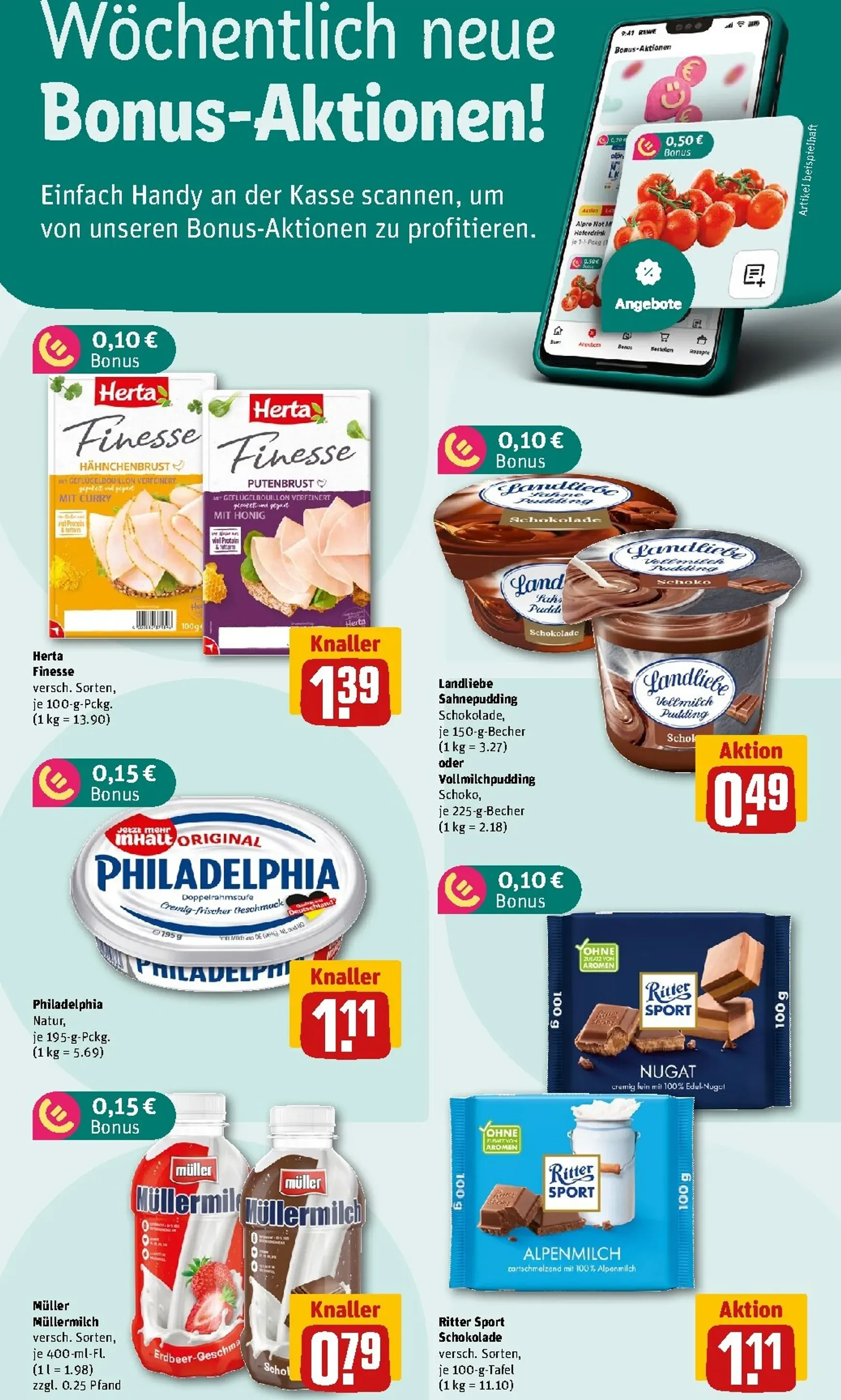 Die REWE Jubelwochen Mega Angebote, mega sparen! von 21. September bis 27. September 2026 - Prospekt seite 2