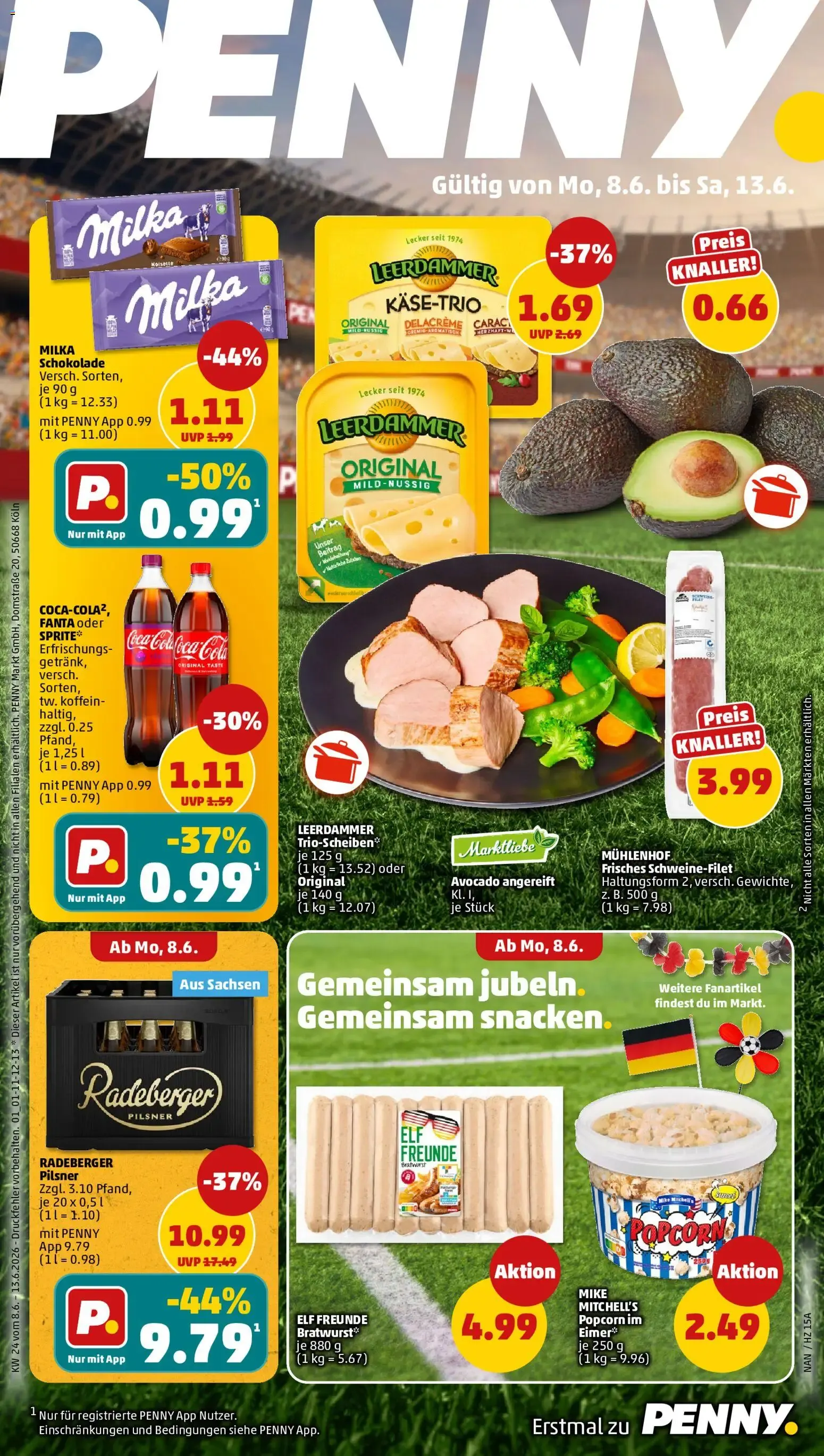 Penny Prospekt ab 08.06.2026 - Penny Prospekt von 8. Juni bis 13. Juni 2026 - Prospekt seite 1