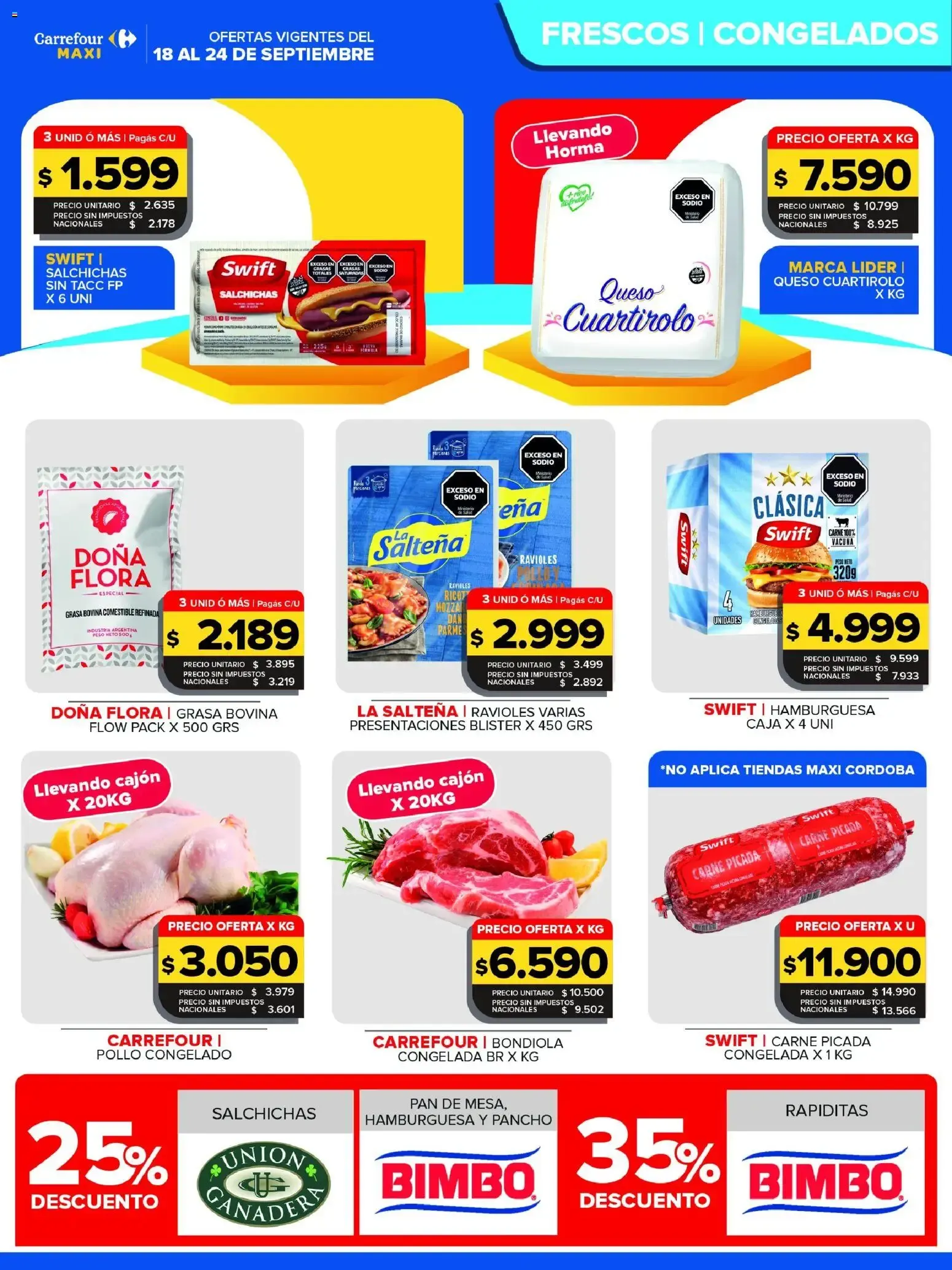Ofertas de Carrefour Maxi catálogo del 18/09/2026 - 24/09/2026 18 de septiembre al 24 de septiembre 2026 - Página 9 del catálogo