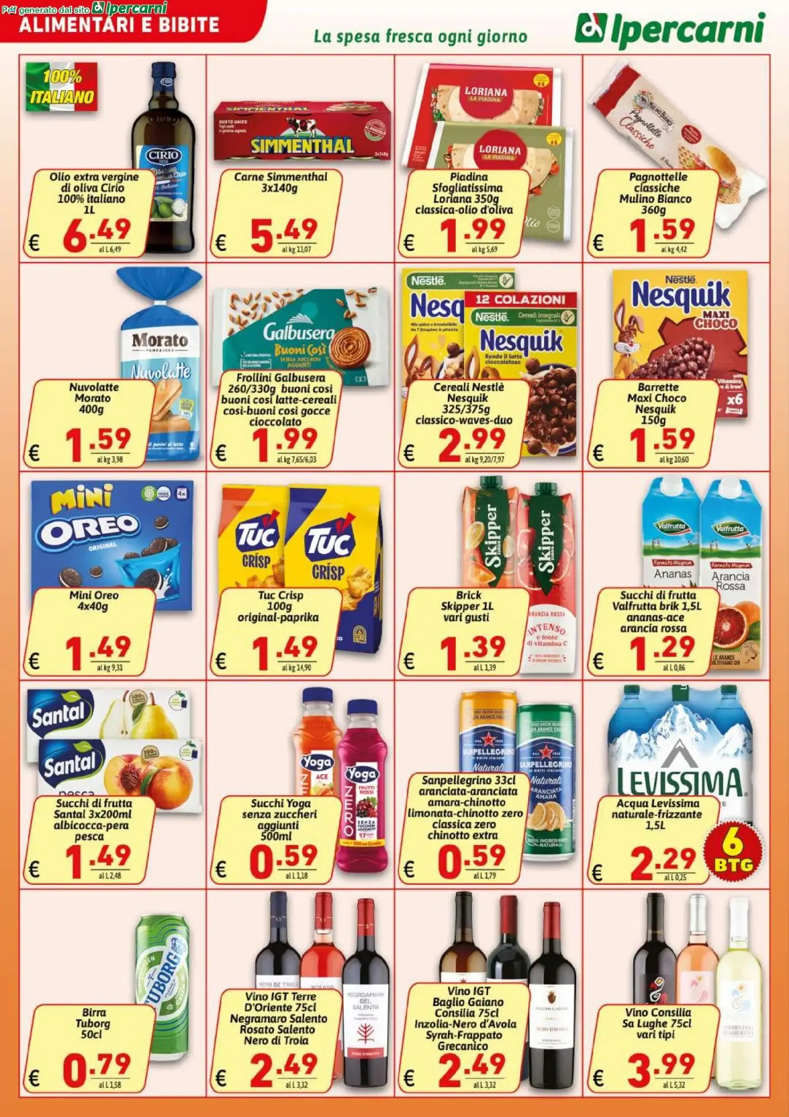Ipercarni volantino dal 12/08/2026 - online Offerte da 12 agosto a 20 agosto di 2026 - Pagina del volantino 14