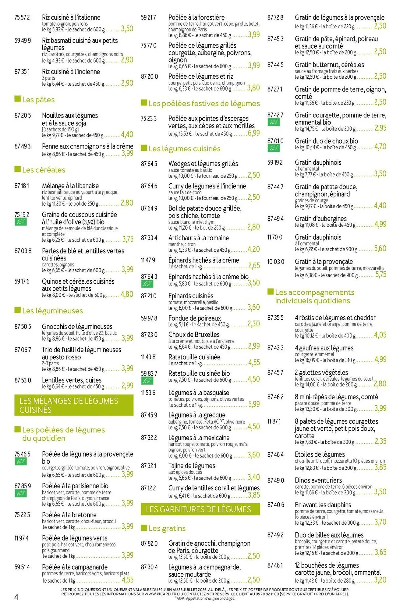 Picard Catalogue Du 29/06/2026 au 13/09/2026 du 29 juin au 13 septembre 2026 - Catalogue page 4