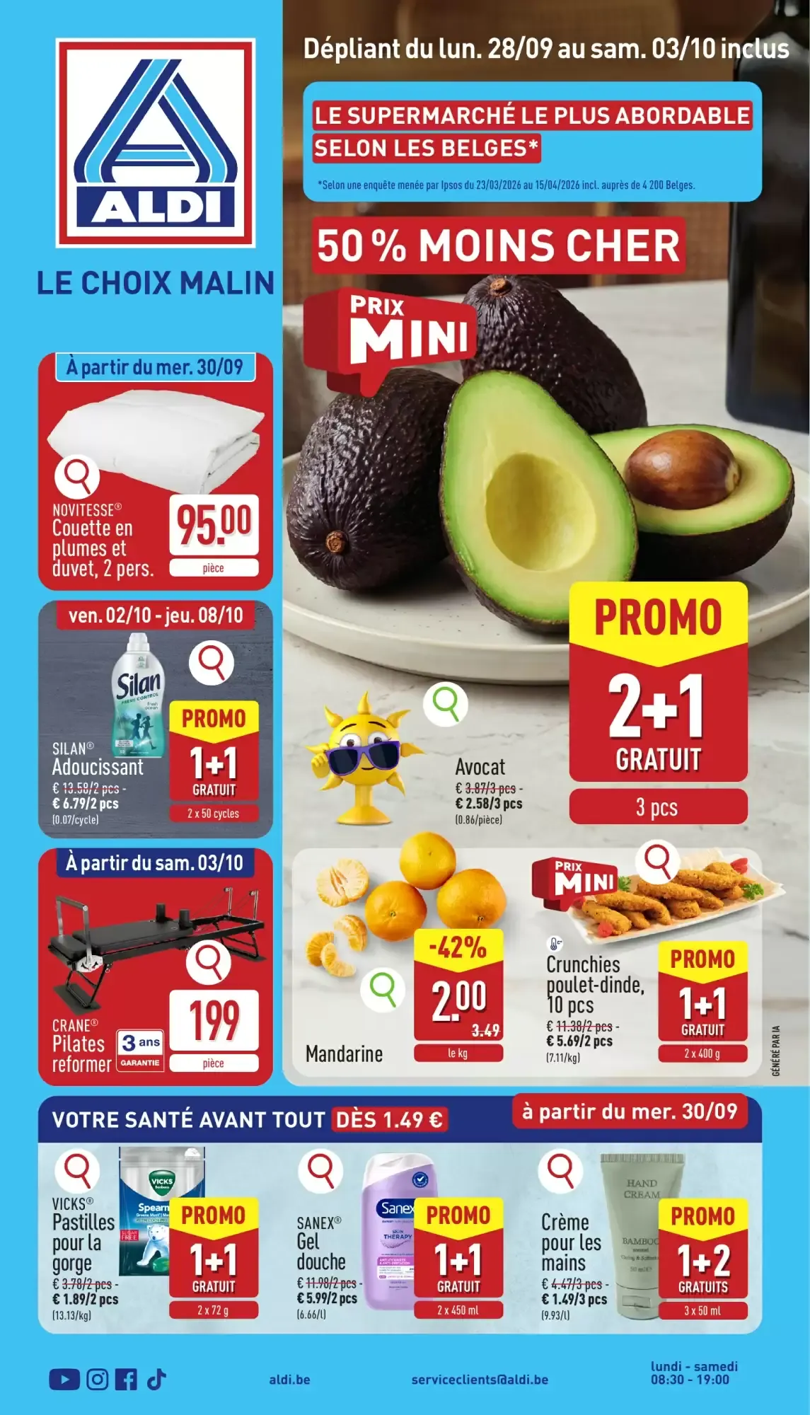 ALDI Dépliant week 40 van 28 september tot 3 oktober 2026 - folder pagina 1