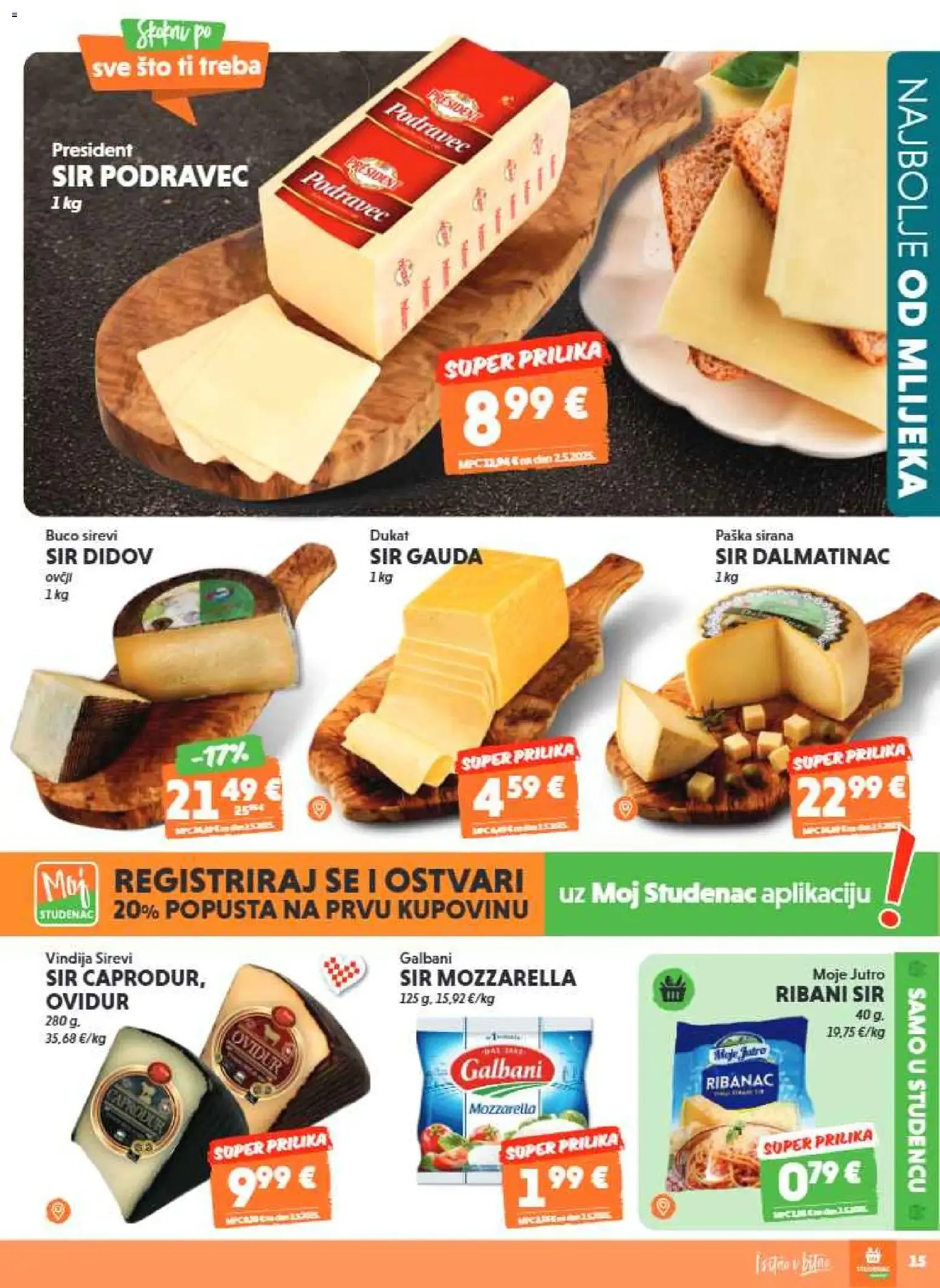 Katalog Studenac Market: Tjedna Akcija od 29. srpnja do 11. kolovoza 2026. - Pregled Stranica 15