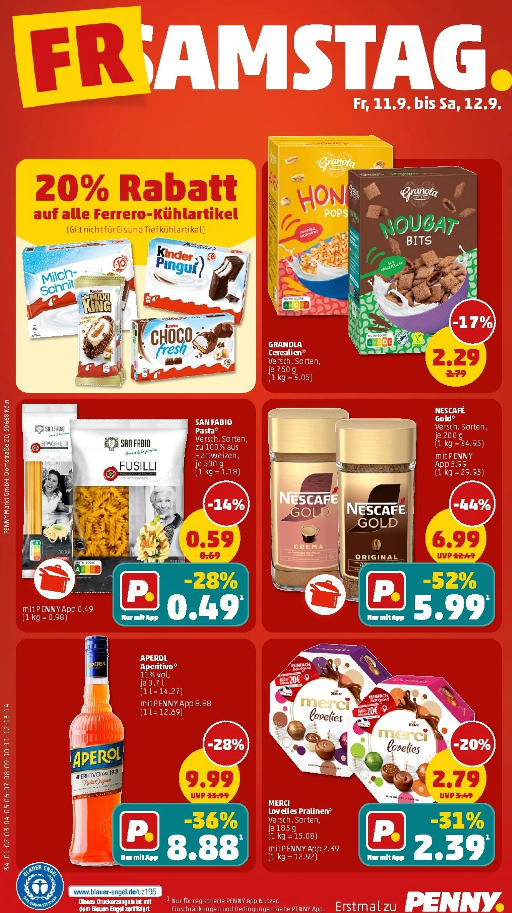 PENNY Prospekt nächste Woche – von Montag 07.09.2026 bis Samstag 12.09.2026 von 7. September bis 12. September 2026 - Prospekt seite 38
