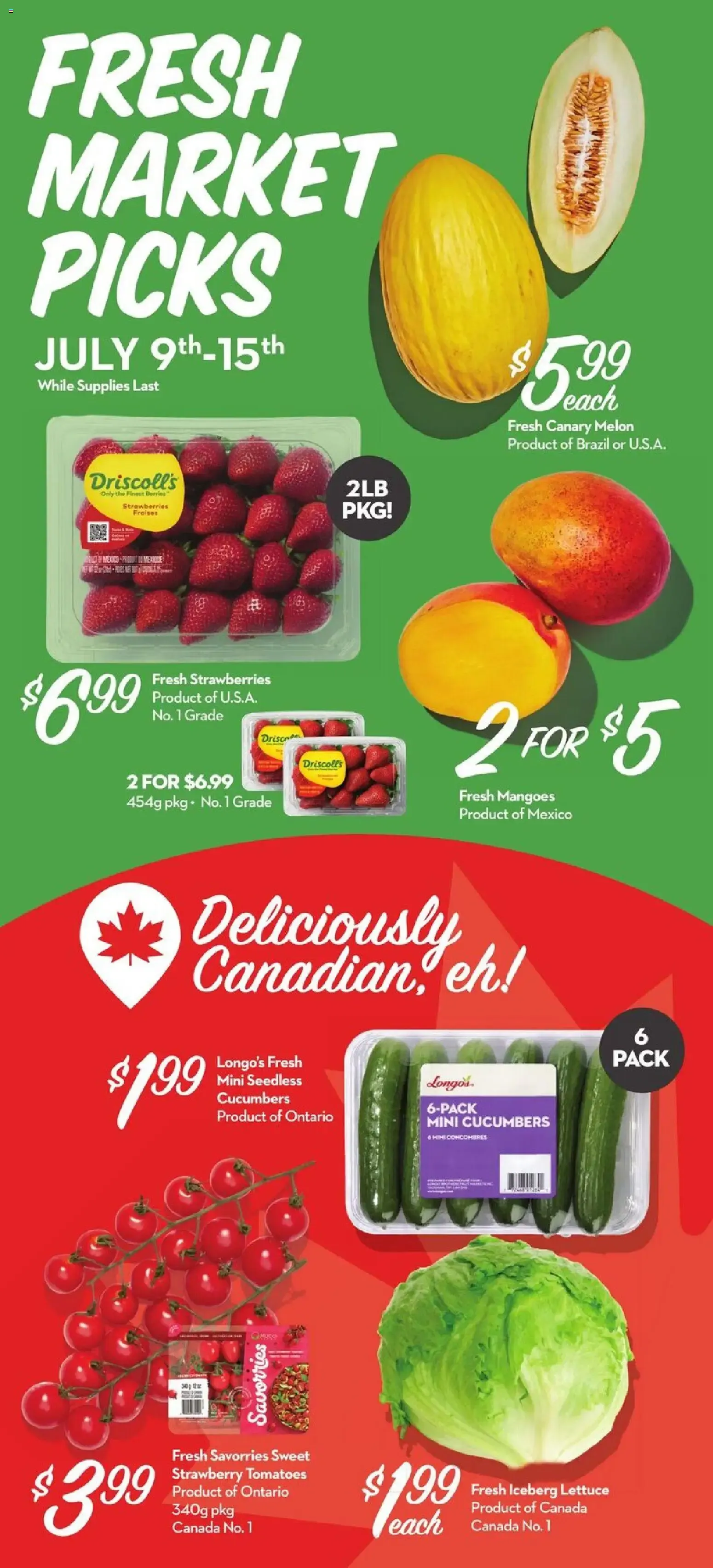 Longo's weekly flyer / circulaire from Jul 9, 2026 > weekly specials & deals from July 9 to July 15 2026 - flyer page 2