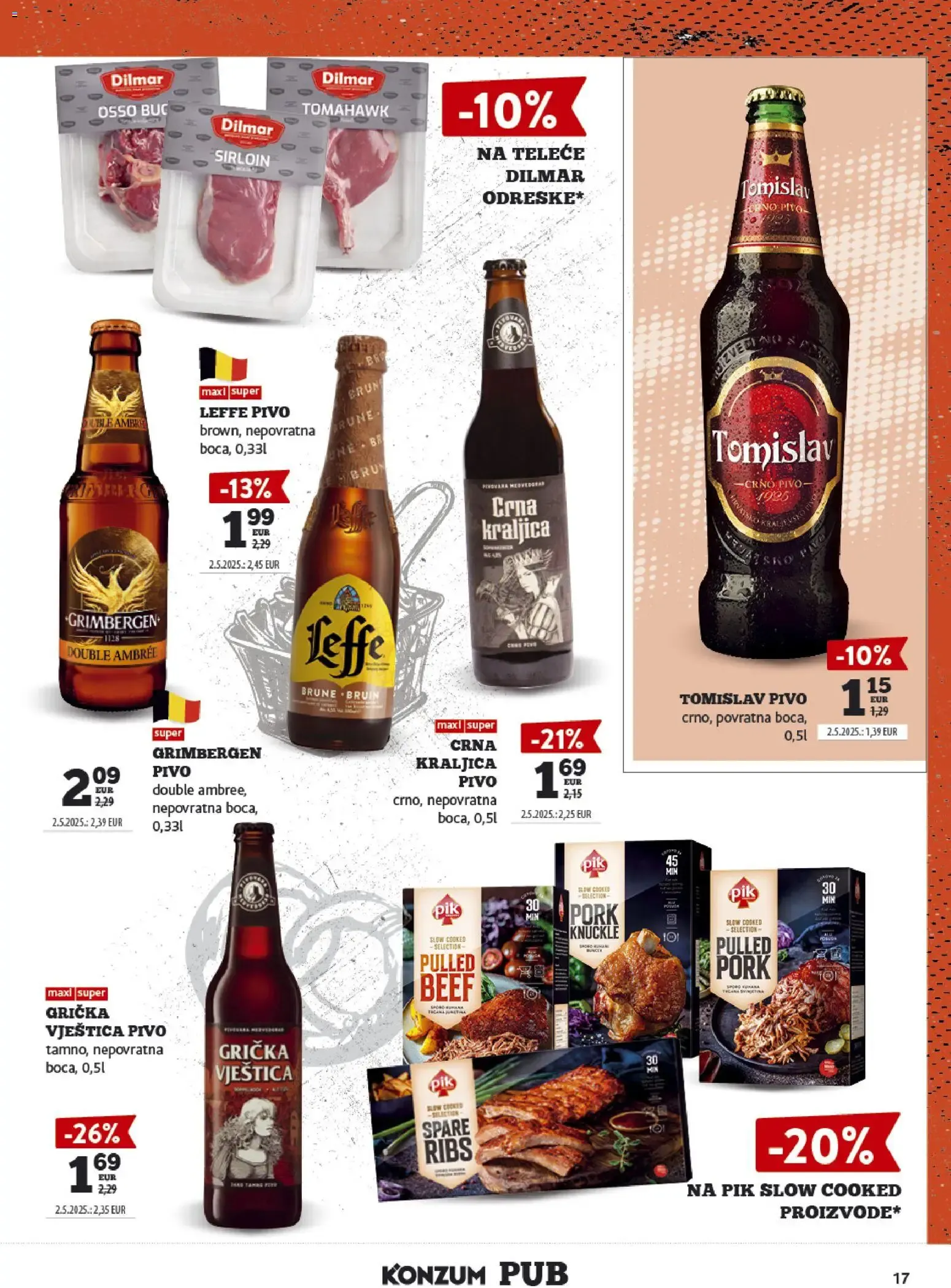 Katalog Konzum Pub: Oferta de Cervezas od 14. rujna do 27. rujna 2026. - Pregled Stranica 17