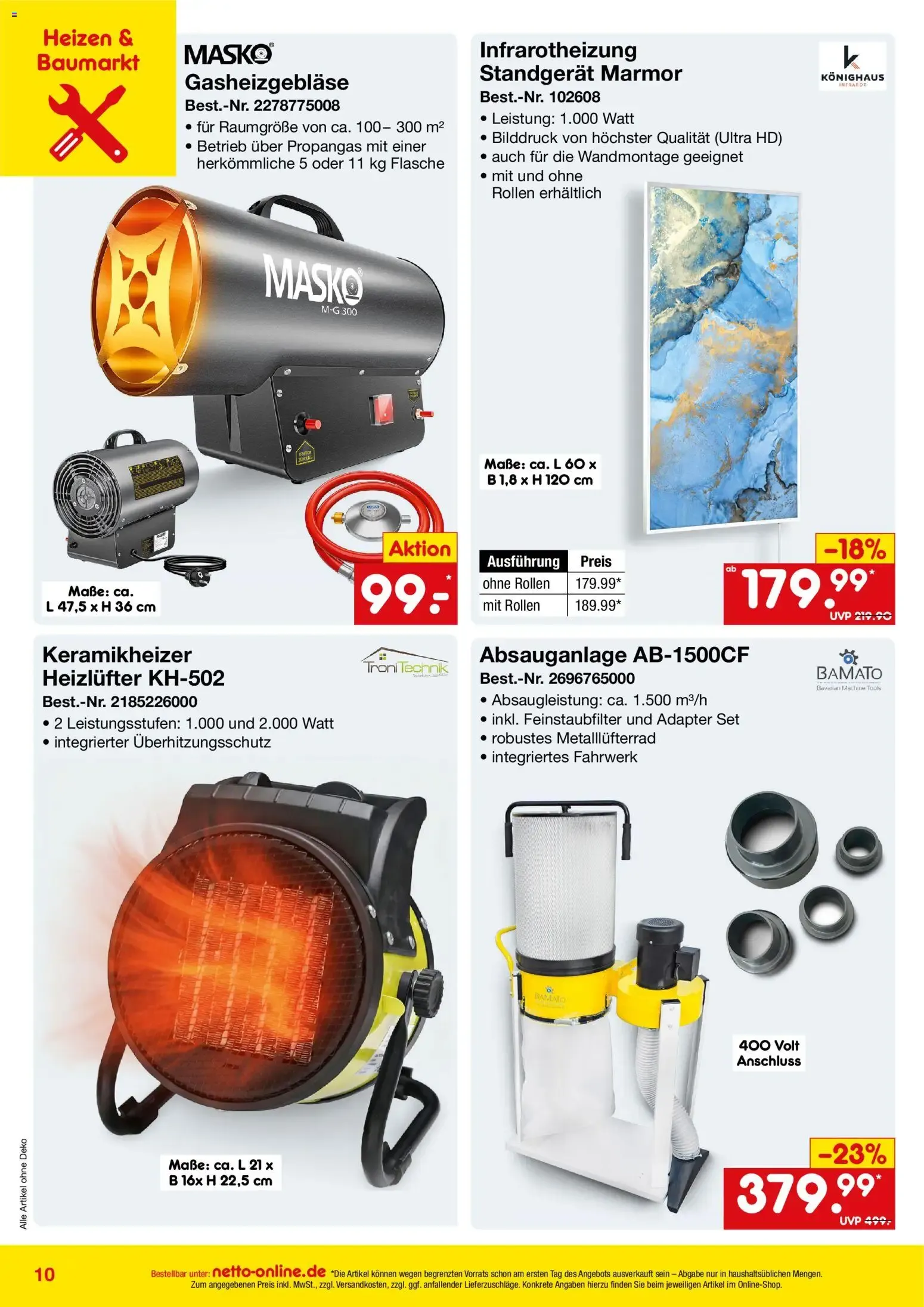 Netto Marken-Discount Online-Angebote Oktober (ab 01.10.2026) » Angebote van 1 oktober tot 31 oktober 2026 - Folder pagina 10