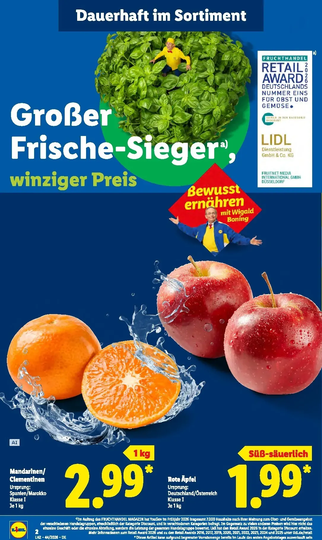 Lidl Prospekt nächste Woche – von Montag 26.10.2026 bis Samstag 31.10.2026 von 26. Oktober bis 31. Oktober 2026 - Prospekt seite 2