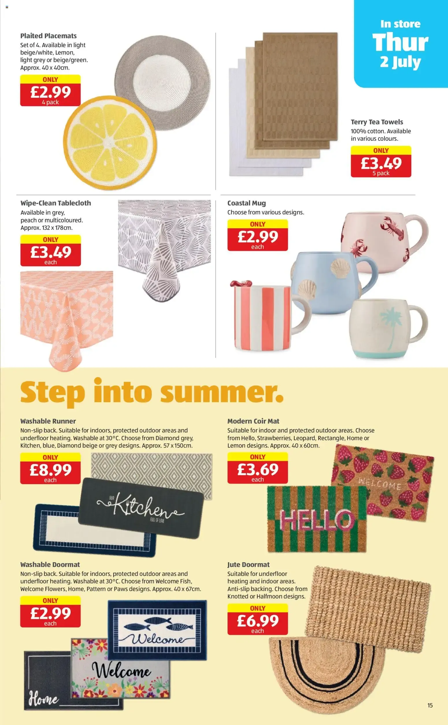 Aldi - Specialbuys (29/06/2026 - 05/07/2026) - Offers Online from 2 July to 5 July 2026 - Catalogue Page 15