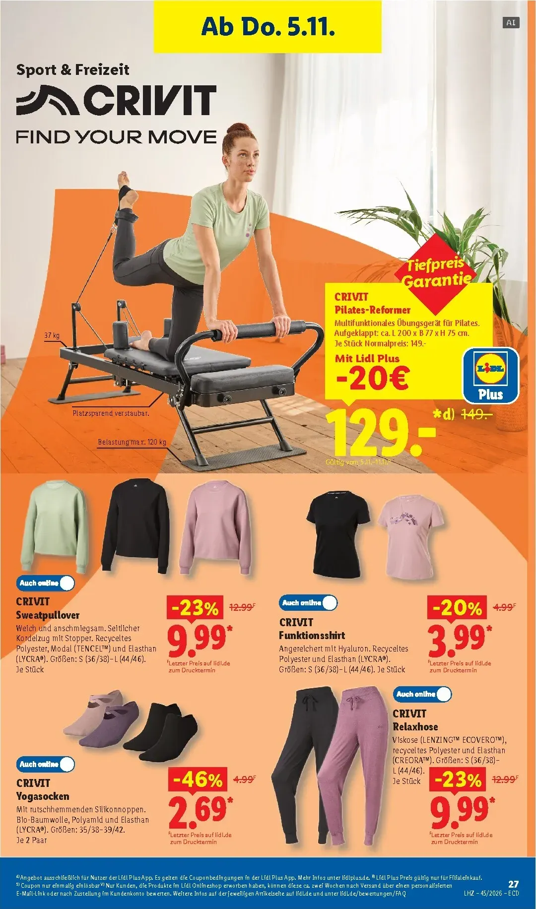Lidl - Nonfood Prospekt nächste Woche – von Montag 02.11.2026 bis Samstag 07.11.2026 von 2. November bis 7. November 2026 - Prospekt seite 15