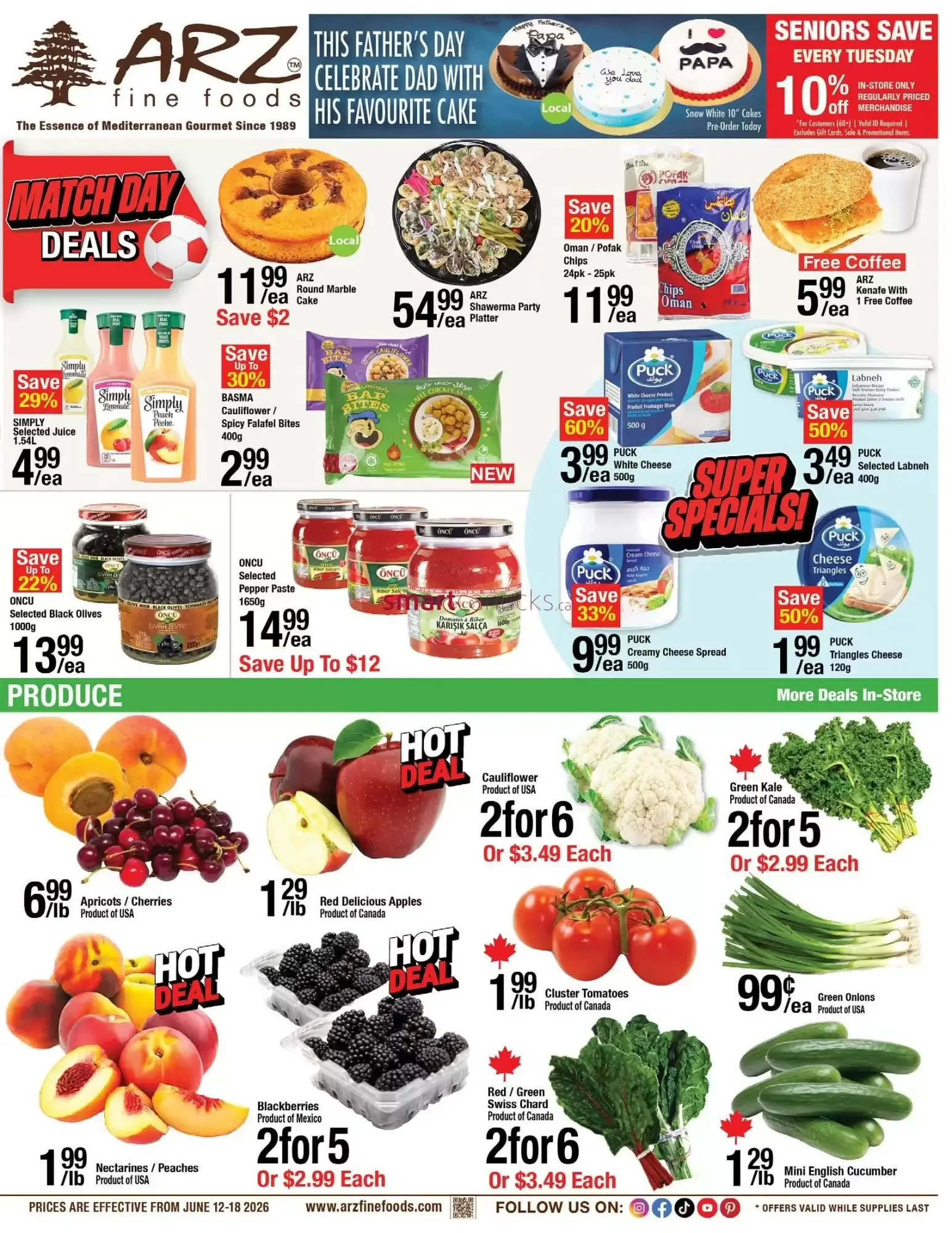Arz Fine Foods flyer week 24 from June 12 to June 18 2026 - flyer page 1
