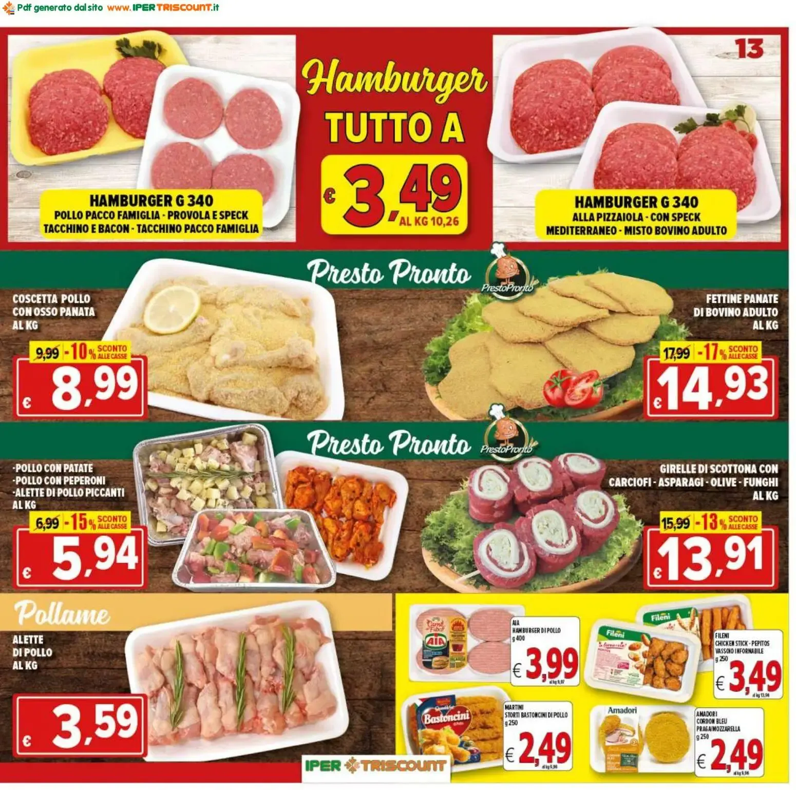 Iper Triscount Supermercati - Anniversario! Offerte valide dall'1 al 9 luglio 2026 da 1 luglio a 9 luglio di 2026 - Pagina del volantino 13