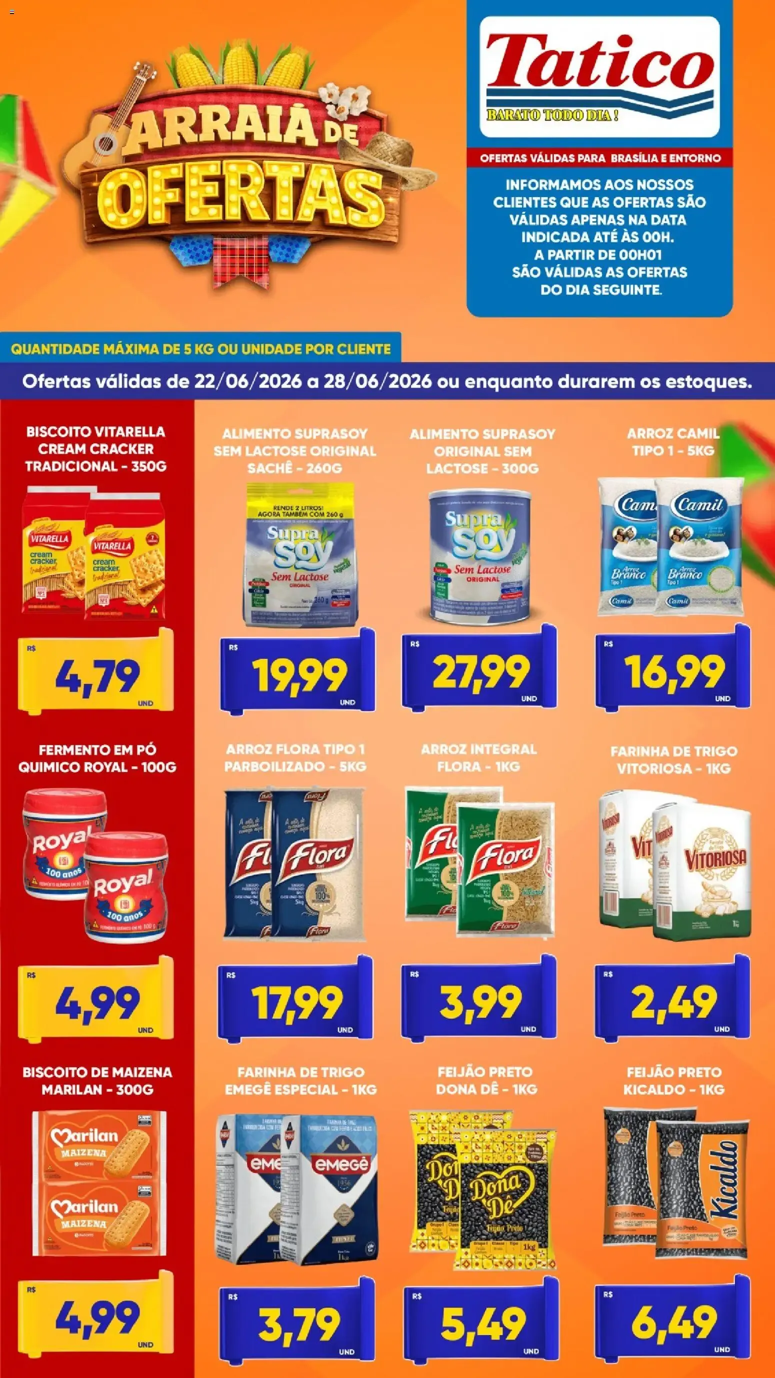 Encarte de Tatico - Arraia de Ofertas 22 de junho até 28 de junho 2026 - Pagina 3