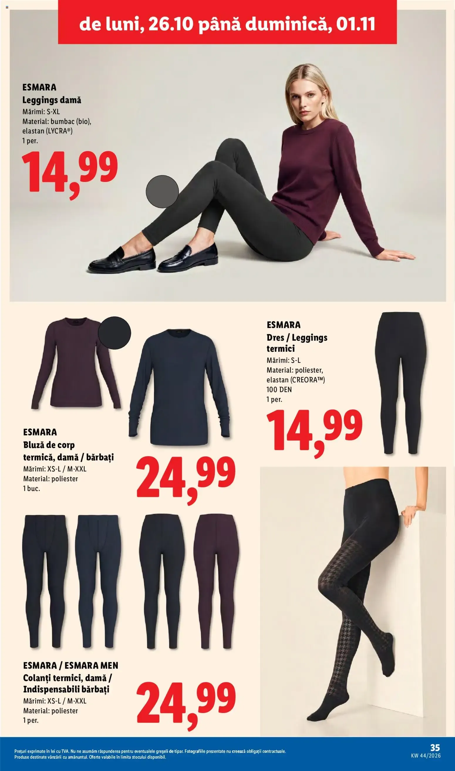 Catalog Catalog LIDL 26.10.2026 - Oferta și Revista online de la 26 octombrie până la 1 noiembrie 2026 - Revista Pagina 35