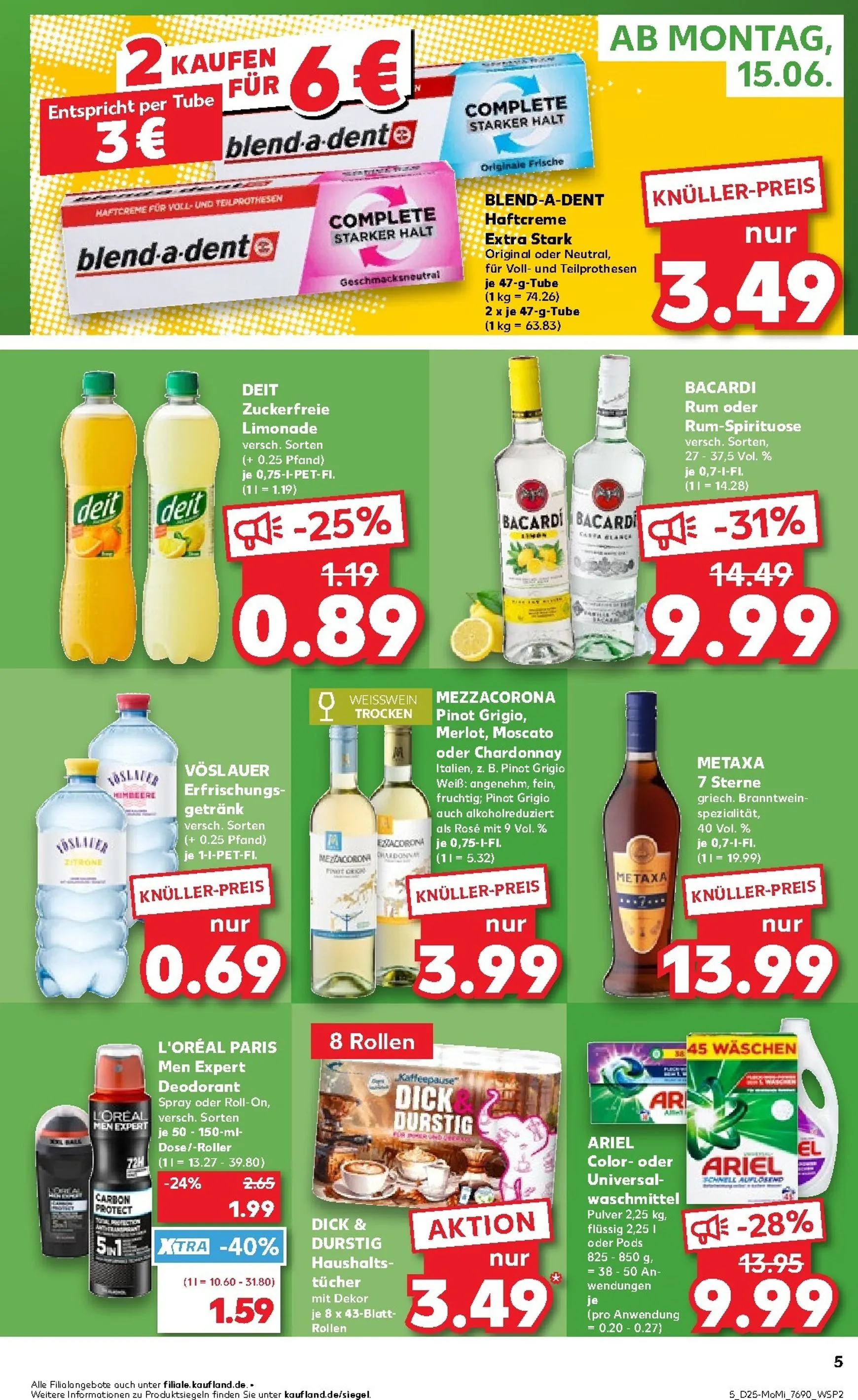 Kaufland - Angebote ab Montag Prospekt nächste Woche – von Montag 15.06.2026 bis Mittwoch 17.06.2026 von 15. Juni bis 17. Juni 2026 - Prospekt seite 5
