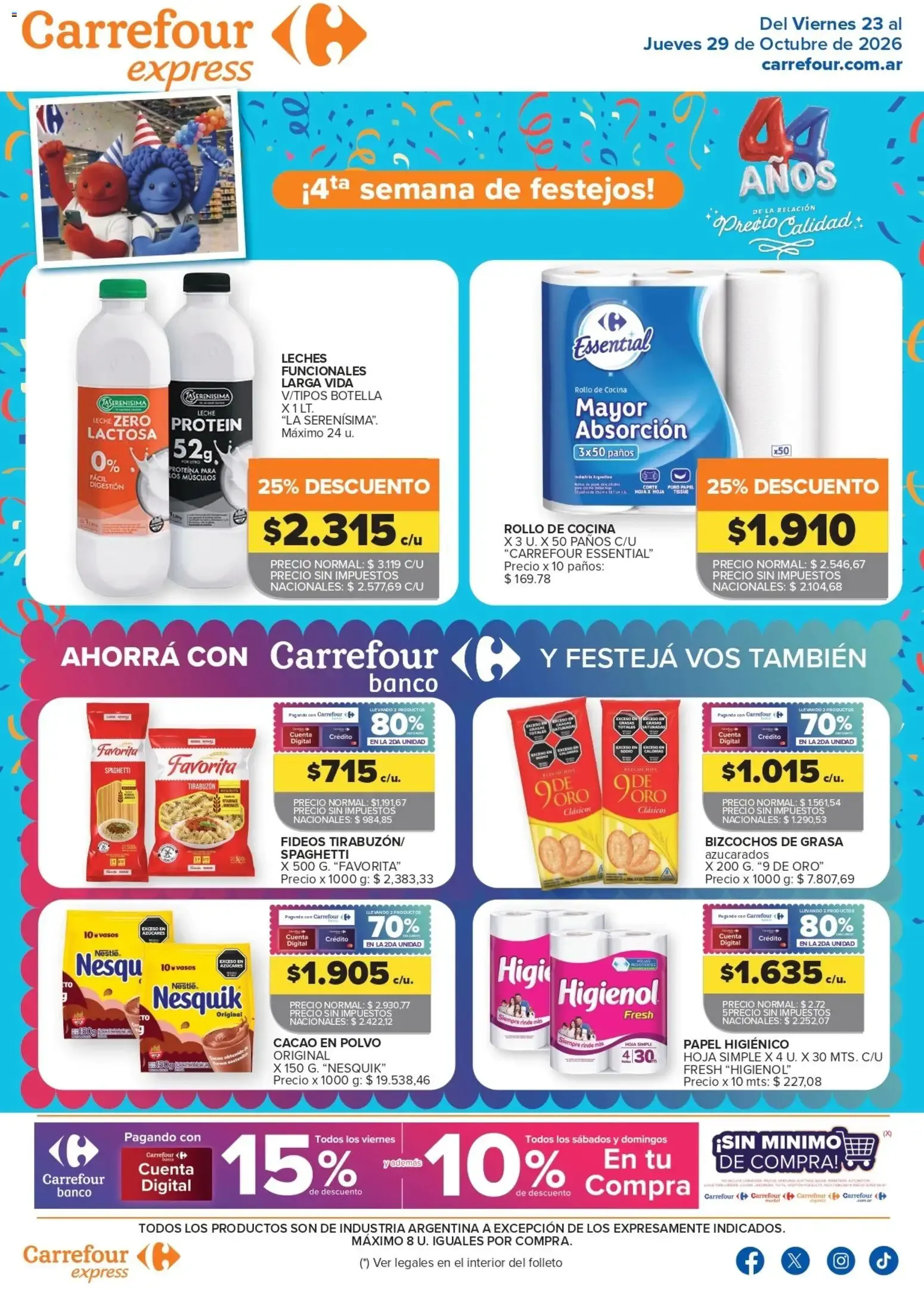 Carrefour Express catálogo del 23/10/2026 - 29/10/2026