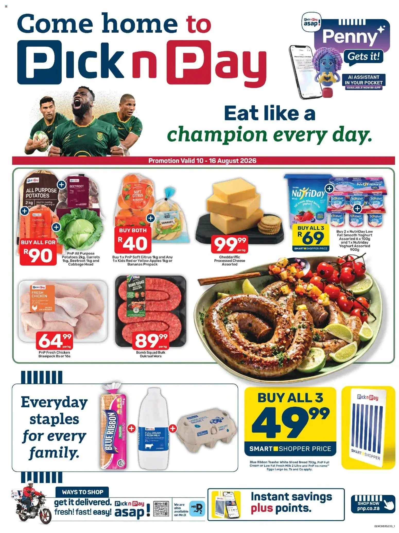 Pick n Pay Western Cape - Weekly Specials (10/08/2026 - 16/08/2026) Online from 10 August to 16 August 2026 - Catalogue Page 1