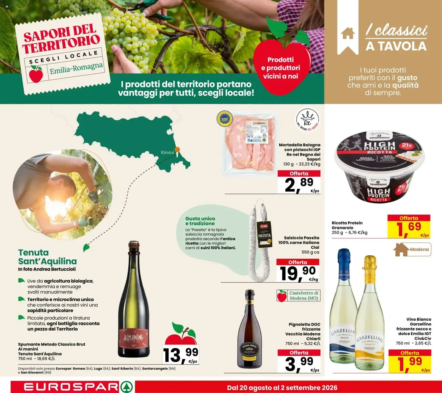Eurospar: Il gusto del risparmio! da 20 agosto a 2 settembre di 2026 - Pagina del volantino 10