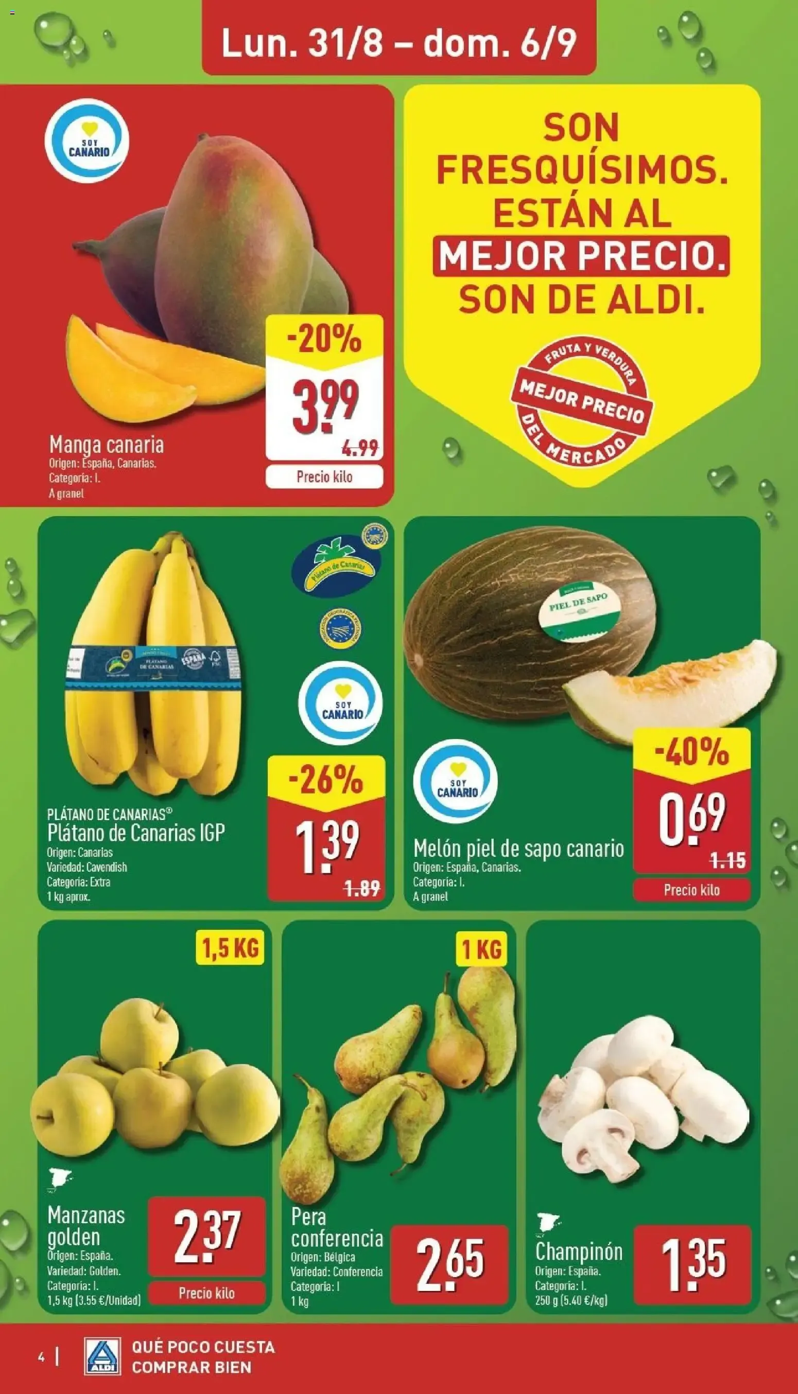 Catálogo de Aldi folleto | Catálogo 31 de agosto al 6 de septiembre 2026 - Página 4