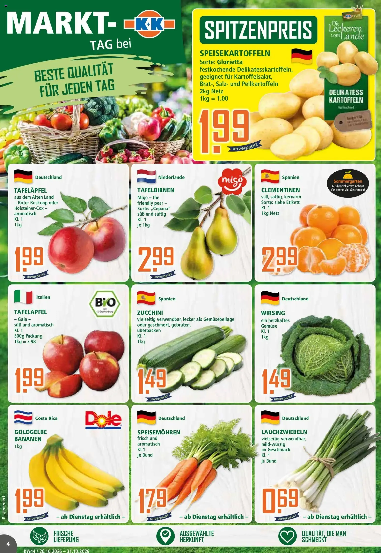 K+K Angebote KW44 von 26. Oktober bis 31. Oktober 2026 - Prospekt seite 4