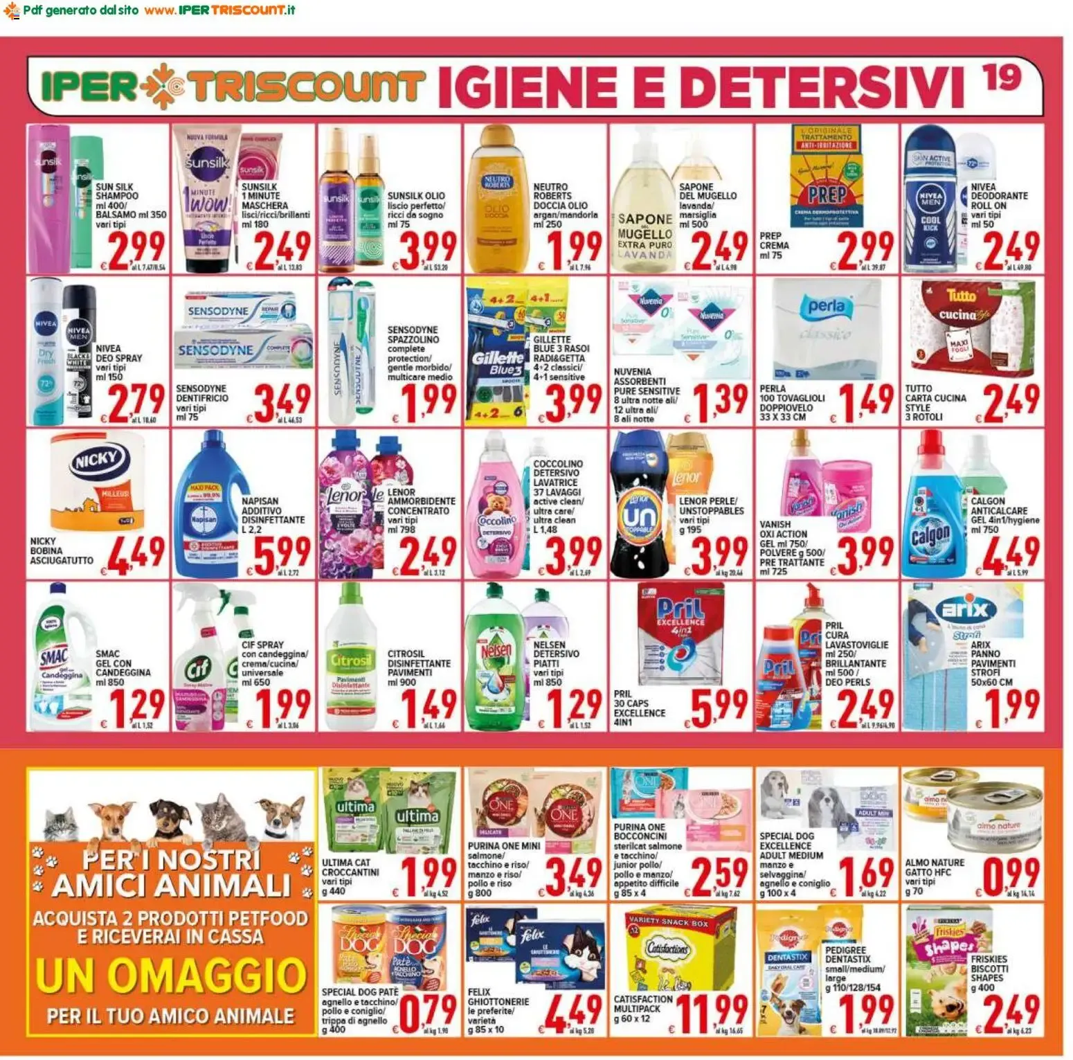 Ipertriscount volantino dal 22/07/2026 - online Offerte da 22 luglio a 30 luglio di 2026 - Pagina del volantino 19