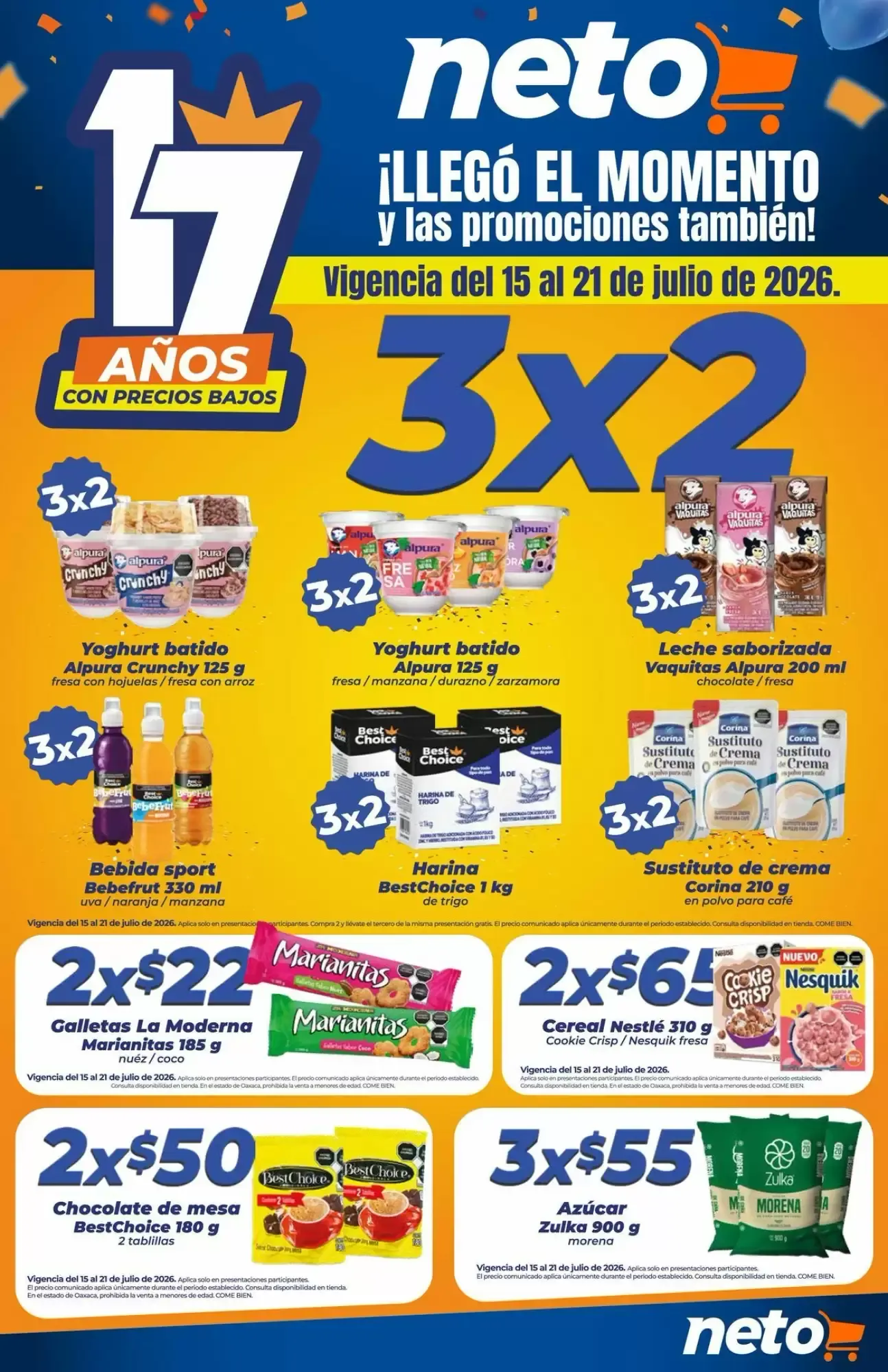 Catálogo de Neto: ¡Llegó el momento y las promociones también! 17 Años con precios bajos 15 de julio al 21 de julio 2026 - Pagina 2