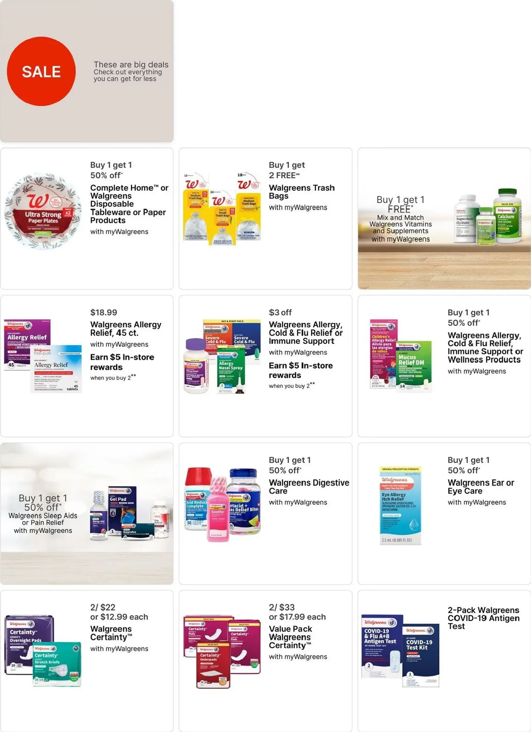 Weekly promotion Walgreens Weekly Ad spanning from September 6 to September 12 2026 - Page 4 for Catalogue 365