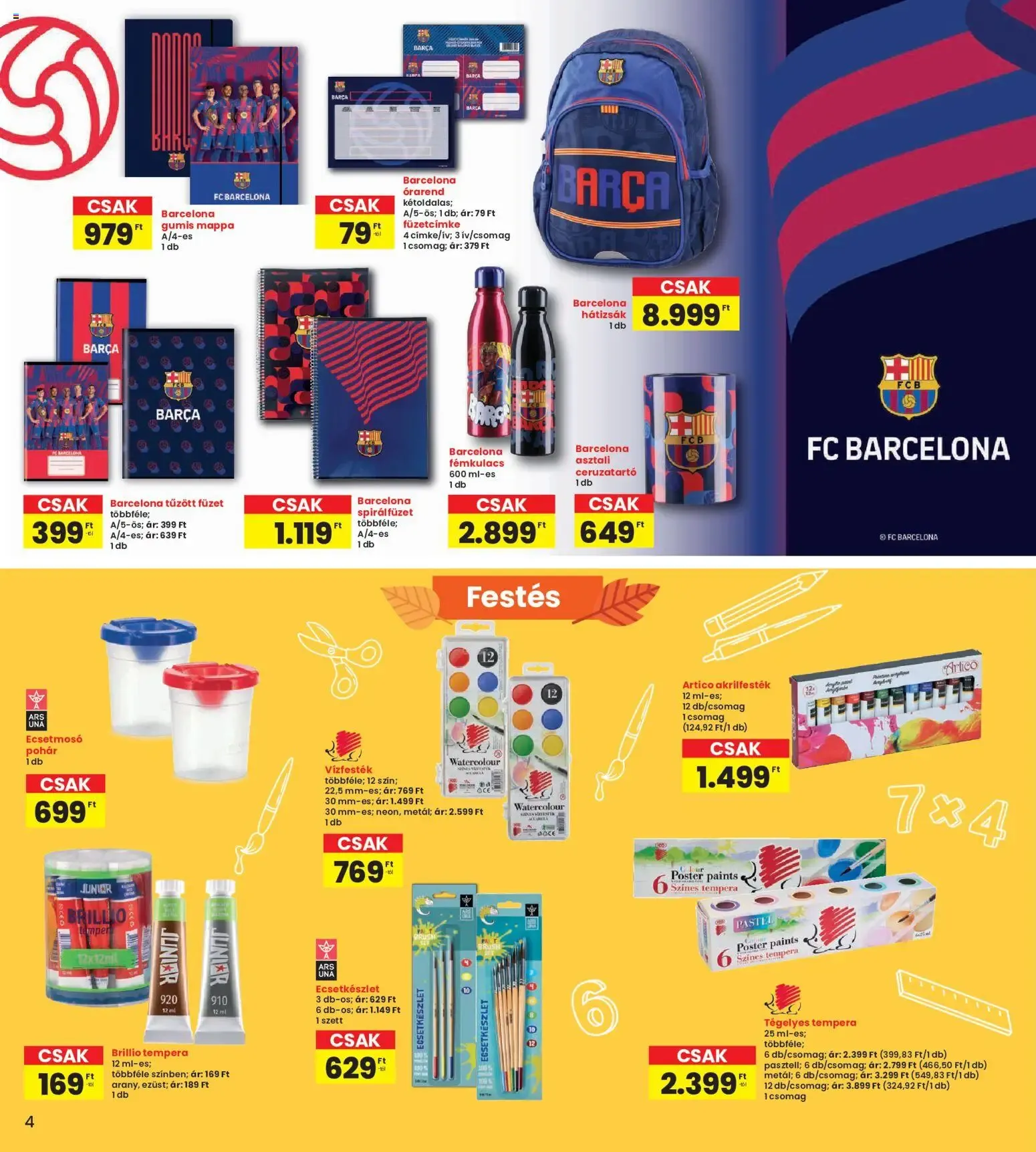 Katalógus Interspar Iskola katalógus - 2026.07.30. -tól/töl > akció, lapozható szórólap 🛍️ július 30.-tól augusztus 12.-ig 2026. - Oldal 4