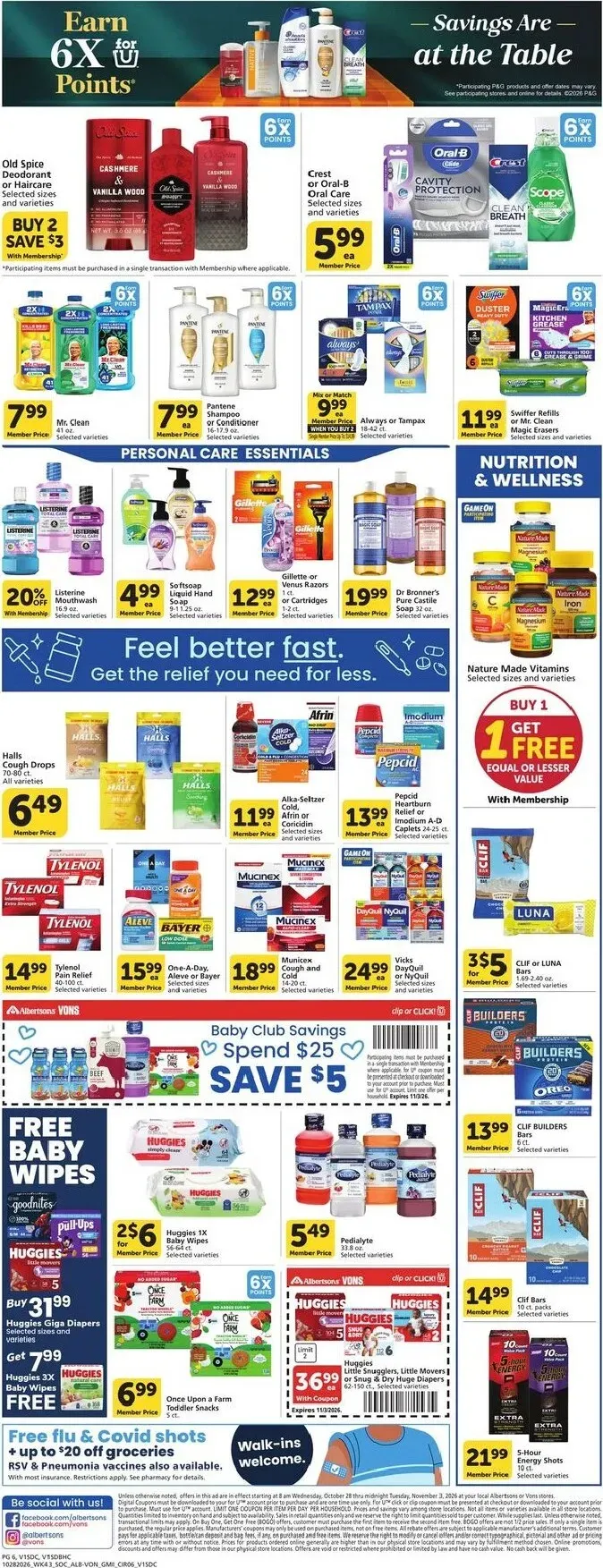 Weekly ad Albertsons Vons - Happy Halloween Deals from October 28 to November 3 2026 - Page 7