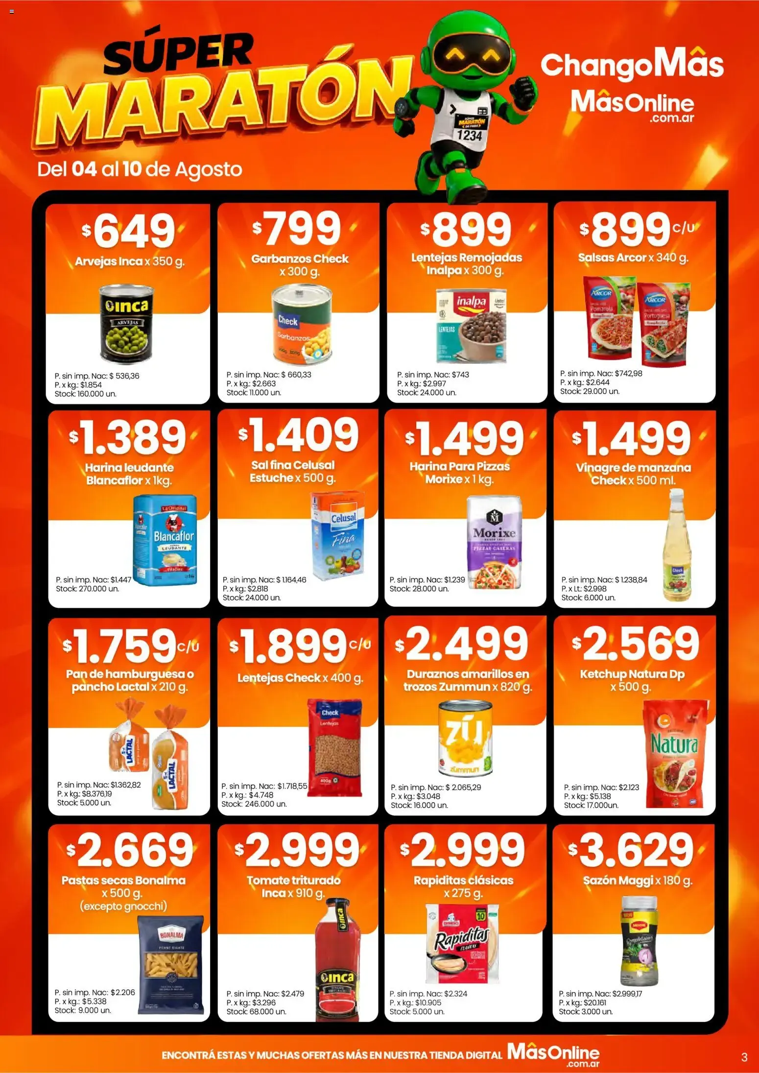 Ofertas de SÚPER MARATÓN 4 de agosto al 10 de agosto 2026 - Página 3 del catálogo