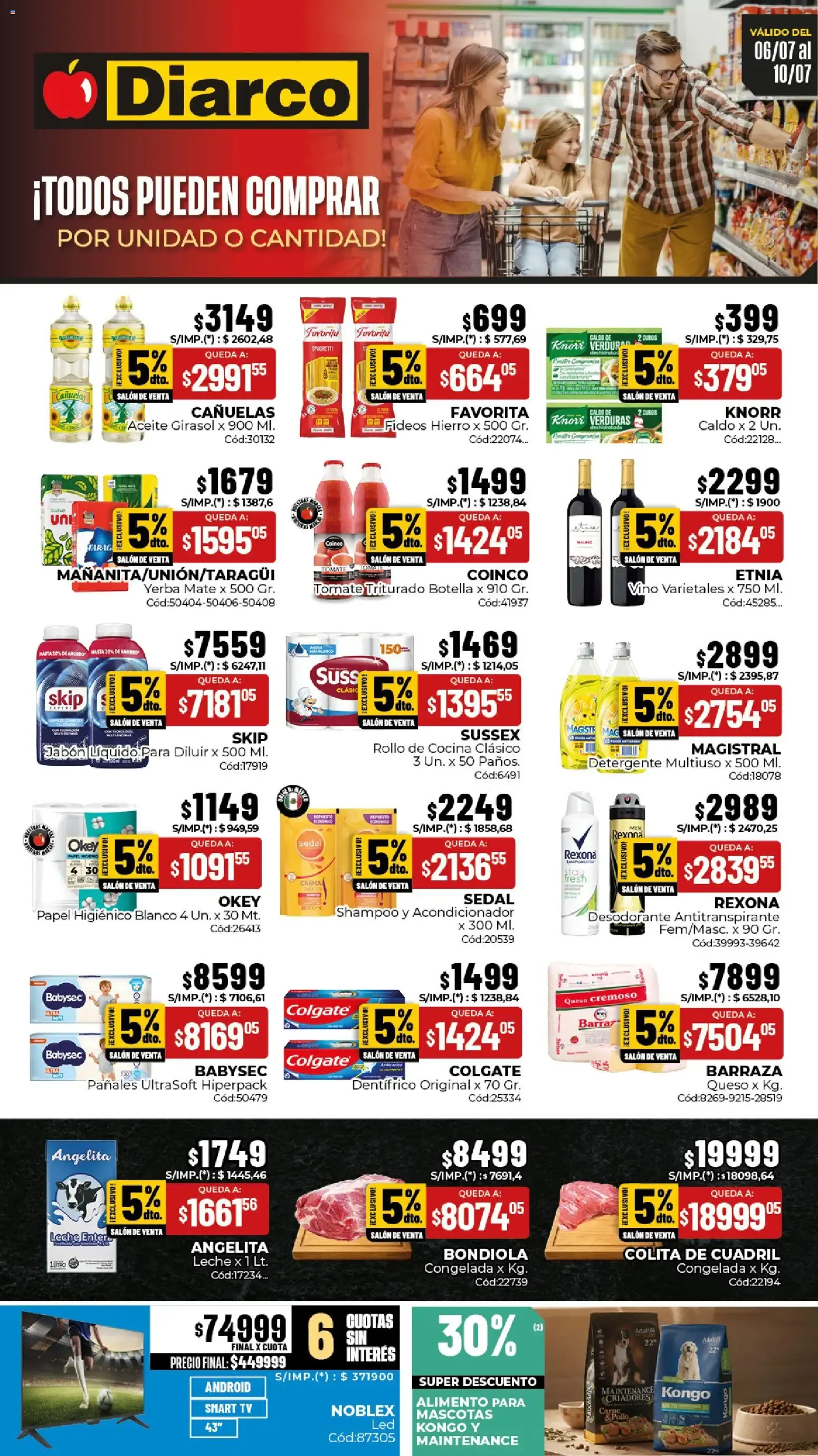 Ofertas de Diarco 6 de julio al 10 de julio 2026 - Página 1 del catálogo
