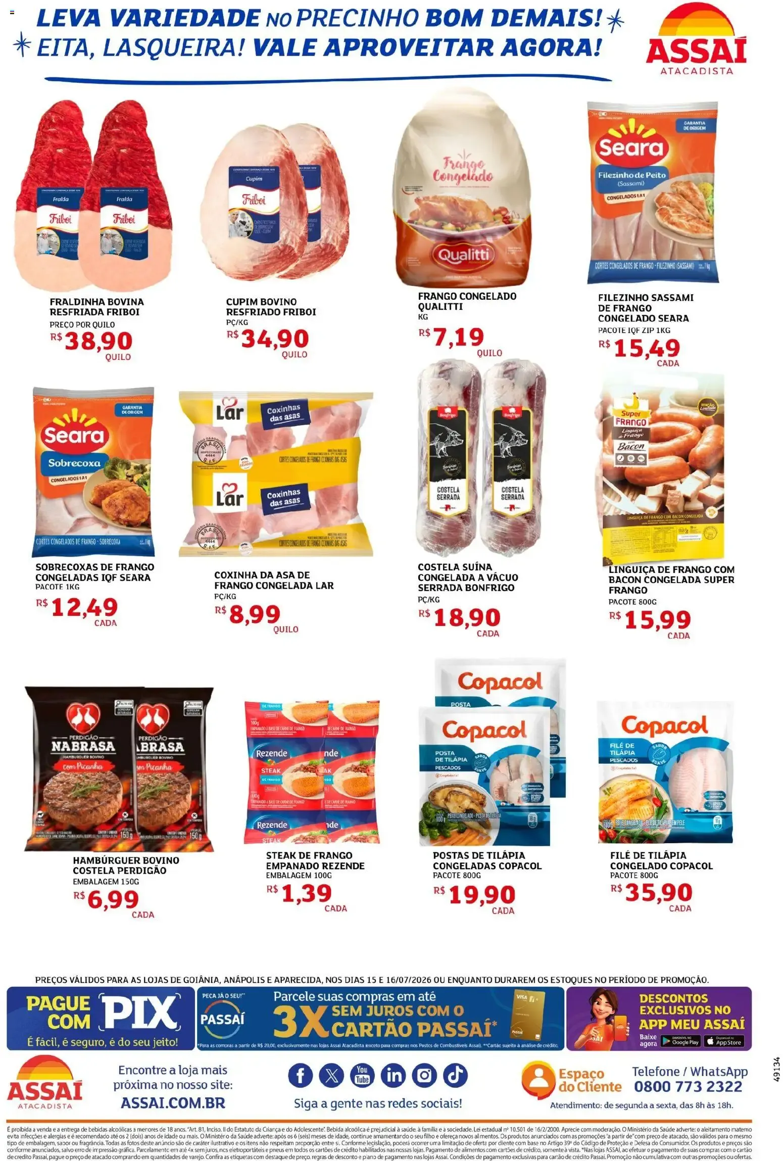Encarte de Assaí Atacadista ofertas - GO de 15/07/2026 | Promoções Online 15 de julho até 16 de julho 2026 - Pagina 2