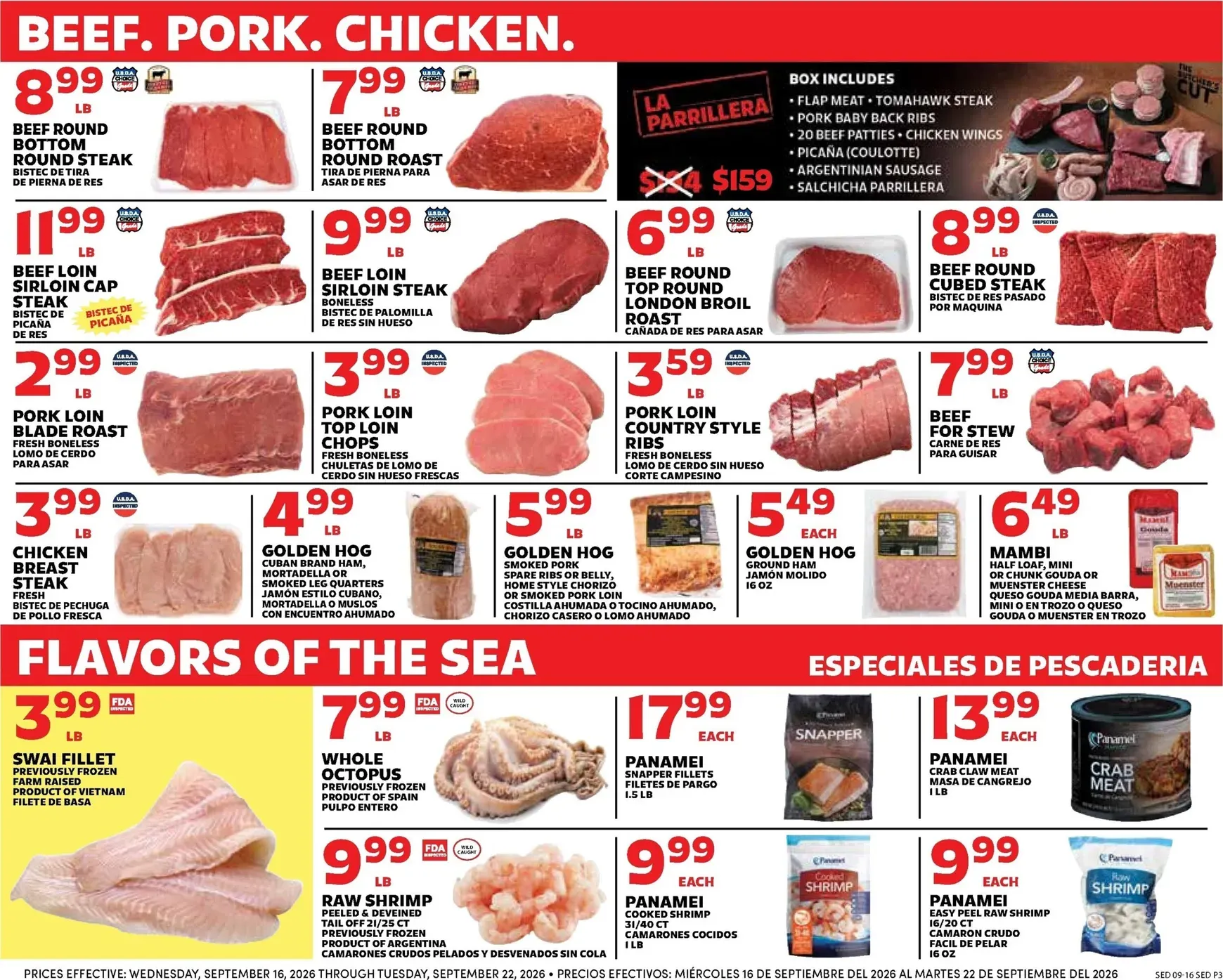 Weekly ad Current Sedano's leaflet valid from Wednesday 09/16/2026 to Tuesday 09/22/2026 from September 16 to September 22 2026 - Page 3