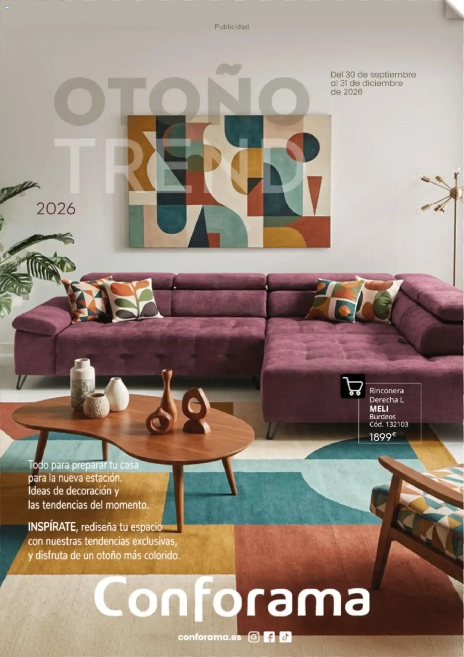Catálogo de Conforama Otoño Trend 2026 30 de septiembre al 31 de diciembre 2026 - Página 1