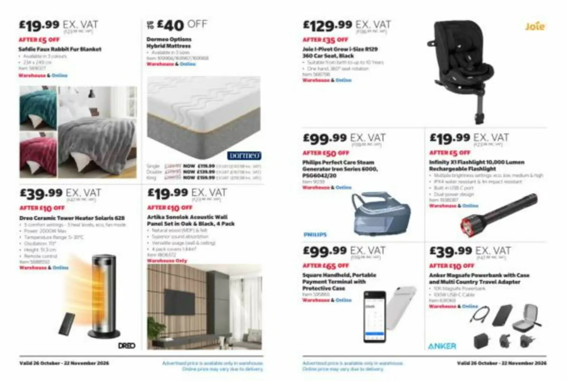 Costco leaflet from 26 October to 22 November 2026 - Catalogue Page 6