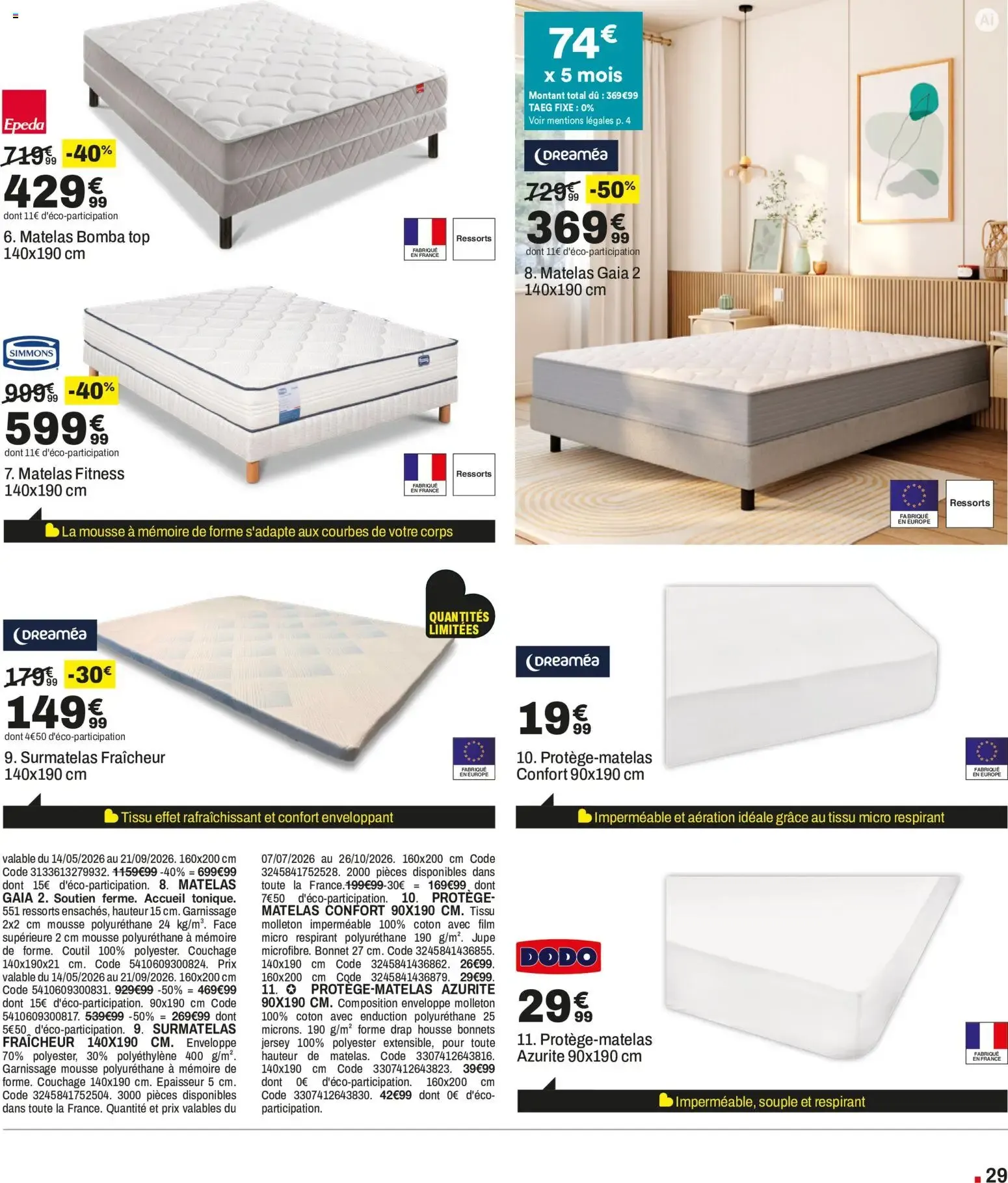 BUT Grand Destockage de Rentrée du 28 août au 21 septembre 2026 - Catalogue page 29