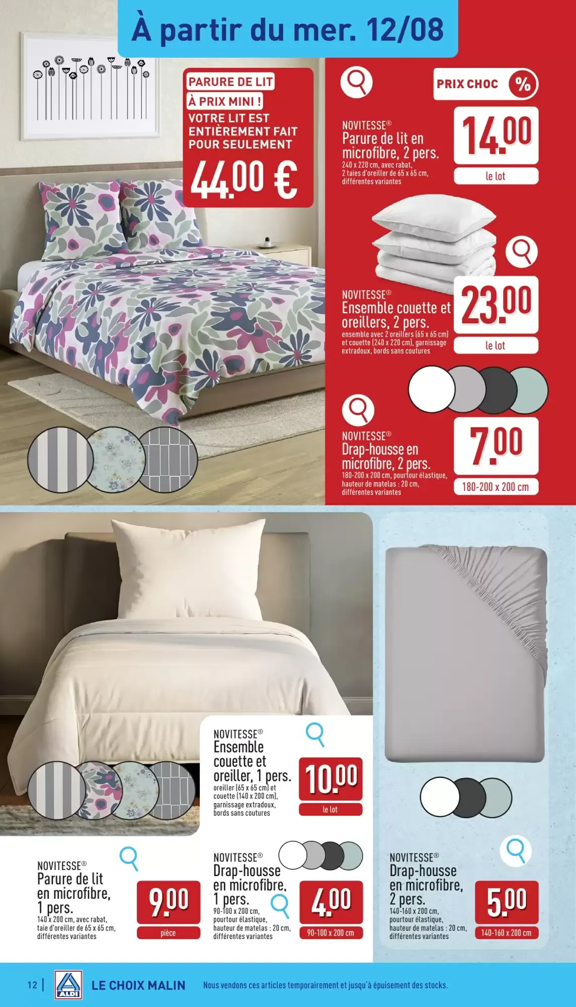 ALDI Dépliant du lun. 10/08 au ven. 14/08 van 10 augustus tot 14 augustus 2026 - folder pagina 12
