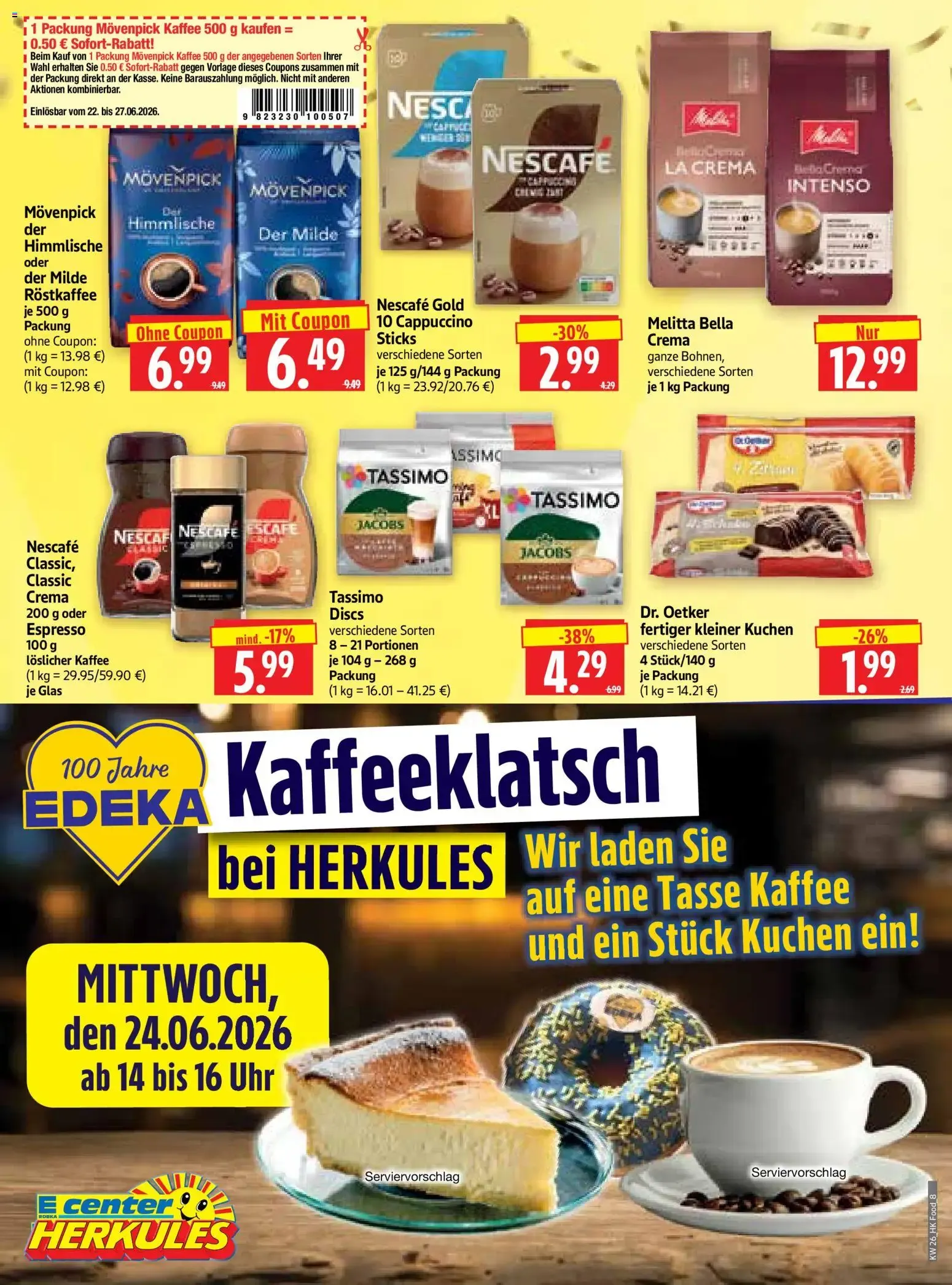 HERKULES Prospekt (ab 22.06.2026) zum Blättern von 22. Juni bis 27. Juni 2026 - Prospekt seite 8
