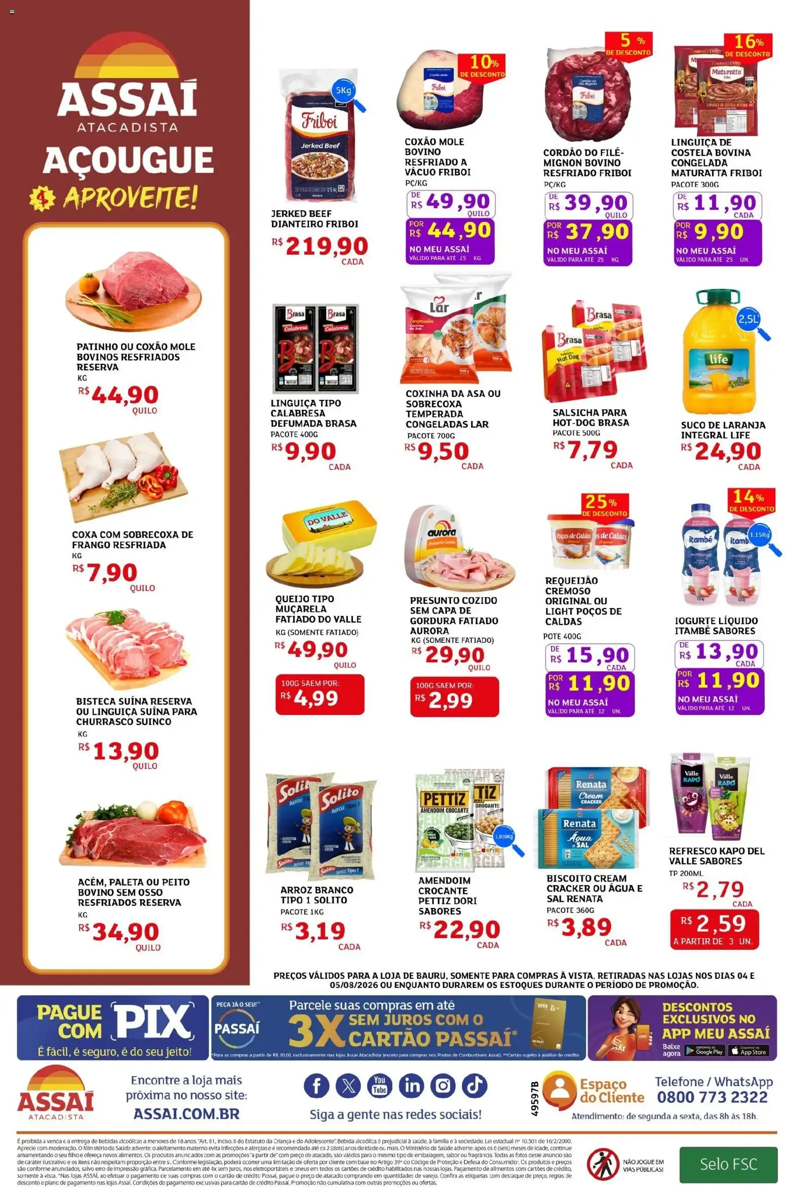 Encarte de Assaí Atacadista ofertas - SP de 04/08/2026 | Promoções Online 4 de agosto até 5 de agosto 2026 - Pagina 2