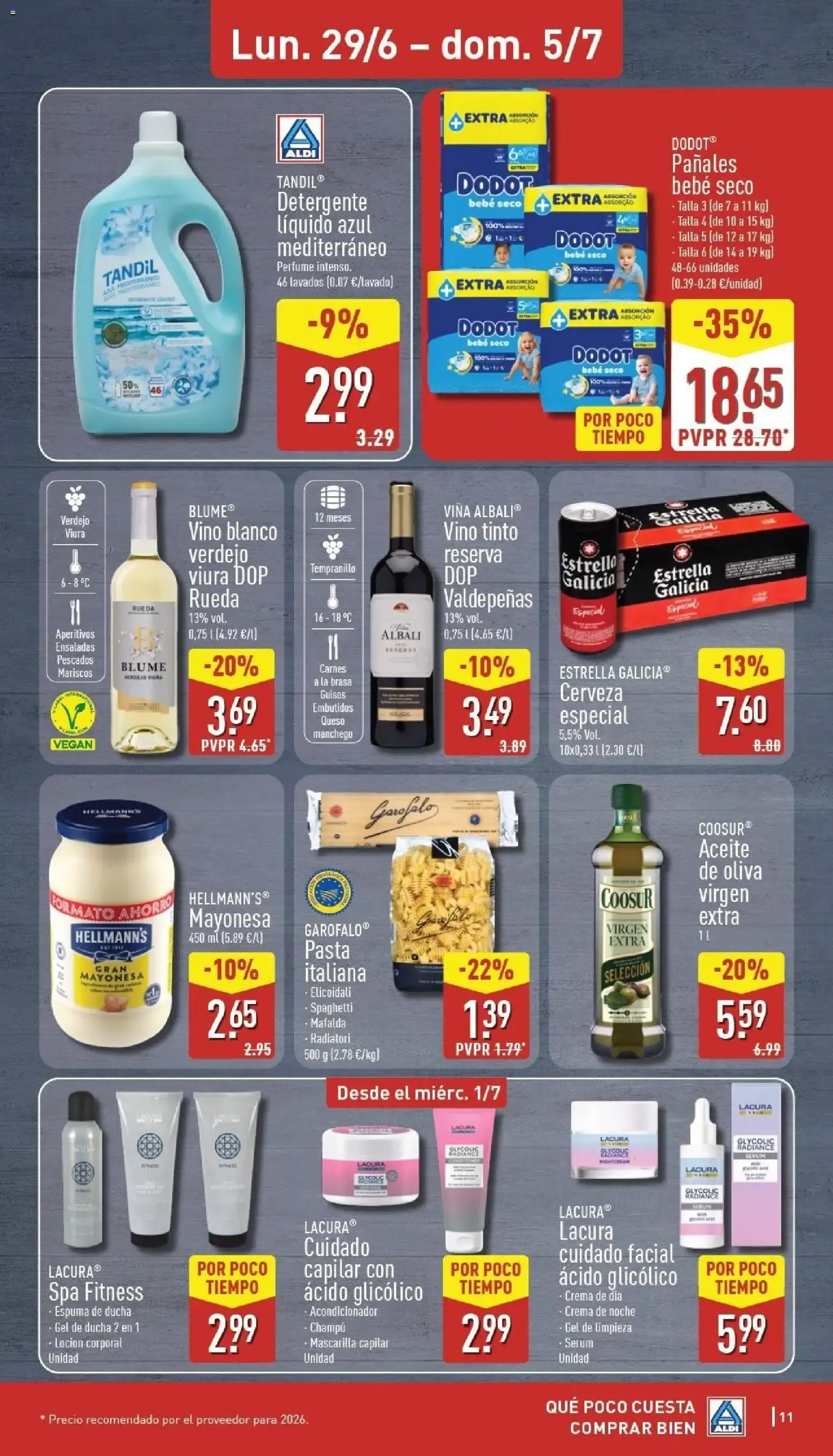 Catálogo de Aldi folleto Península del 29/06/2026 | Catálogo 29 de junio al 5 de julio 2026 - Página 11