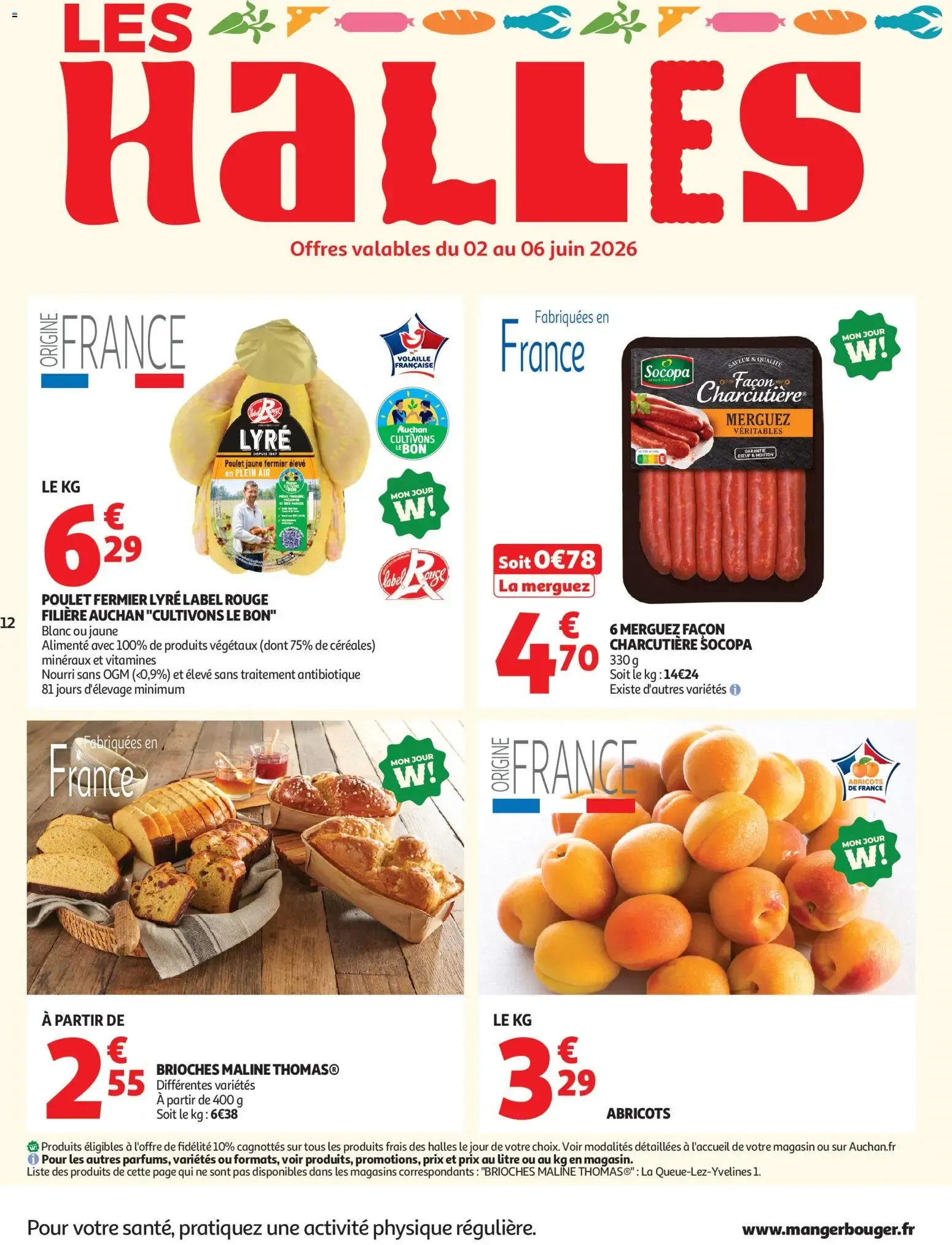 Auchan - Tous dans le match, pros des bons plans du 2 juin au 13 juin 2026 - Catalogue page 12