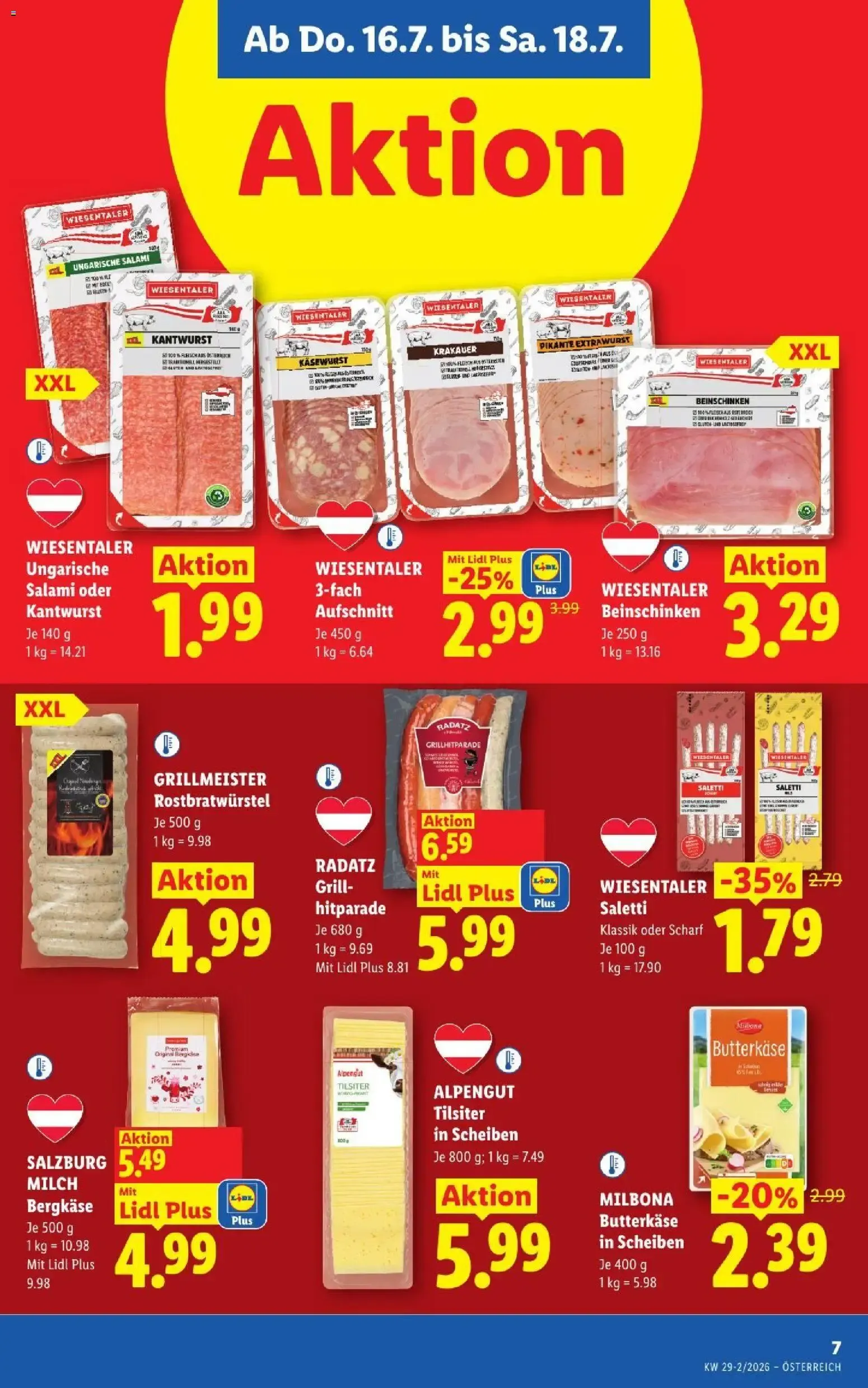 Lidl - Flugblatt ab 16.07.2026 - Angebote ab donnerstag von 16. Juli bis 18. Juli 2026 - Flugblätt seite 9