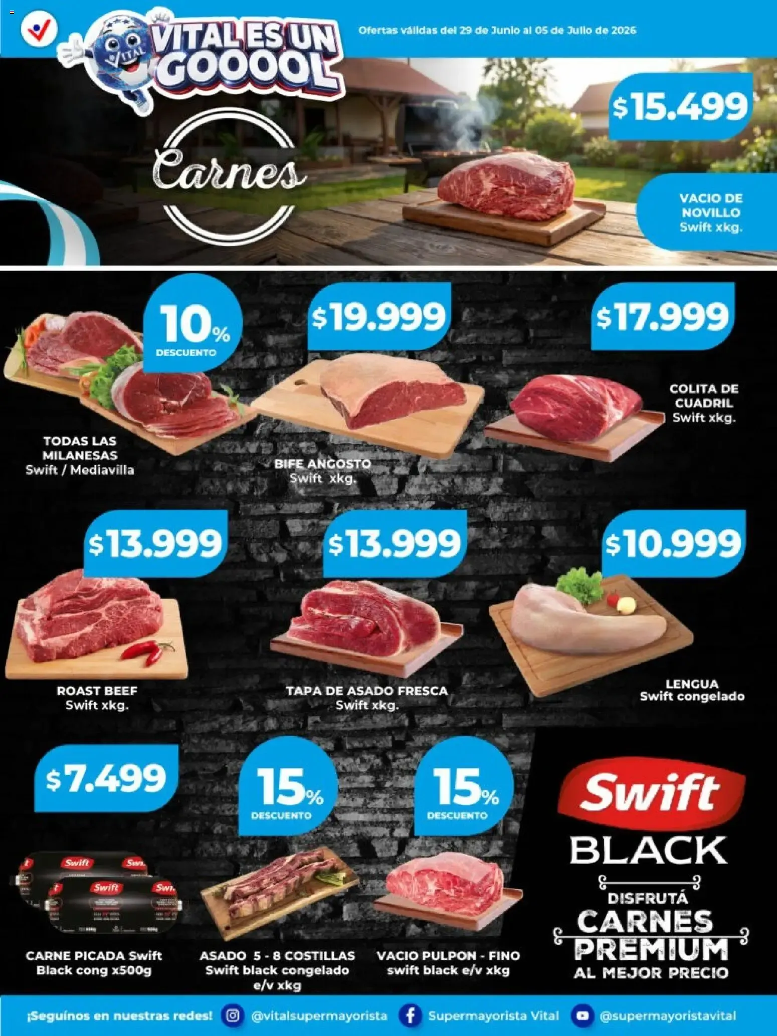 Ofertas de Vital es un Gooool - Frescos a la mesa 29 de junio al 5 de julio 2026 - Página 2 del catálogo