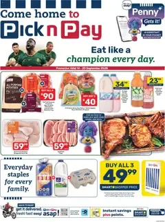 Pick n Pay Specials 14/09/2026 + Liquor catalogue this week from 14 September to 20 September 2026 - Catalogue Page 1